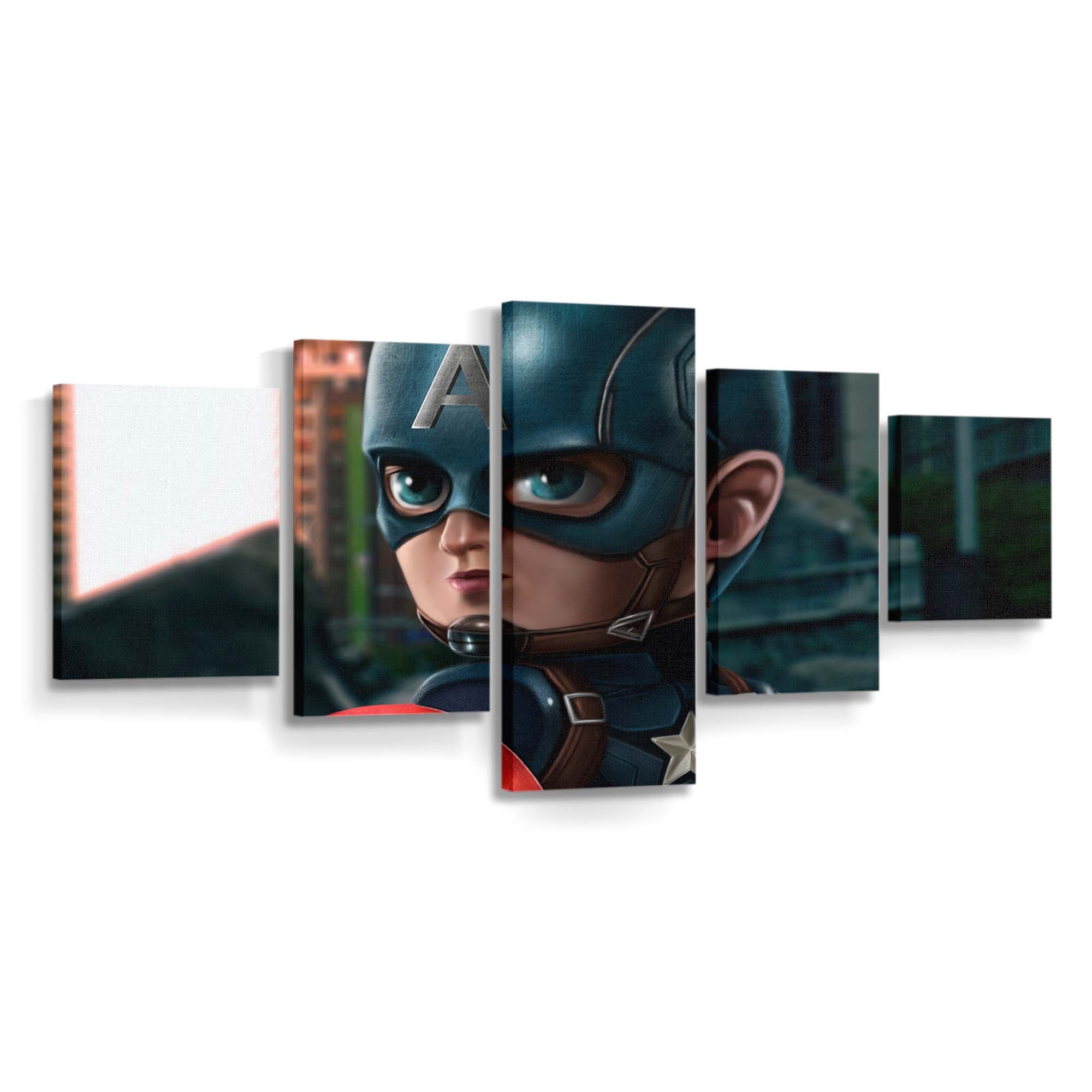 Captain Amerika Neu 2 Leinwandbild - Marvel Wanddeko