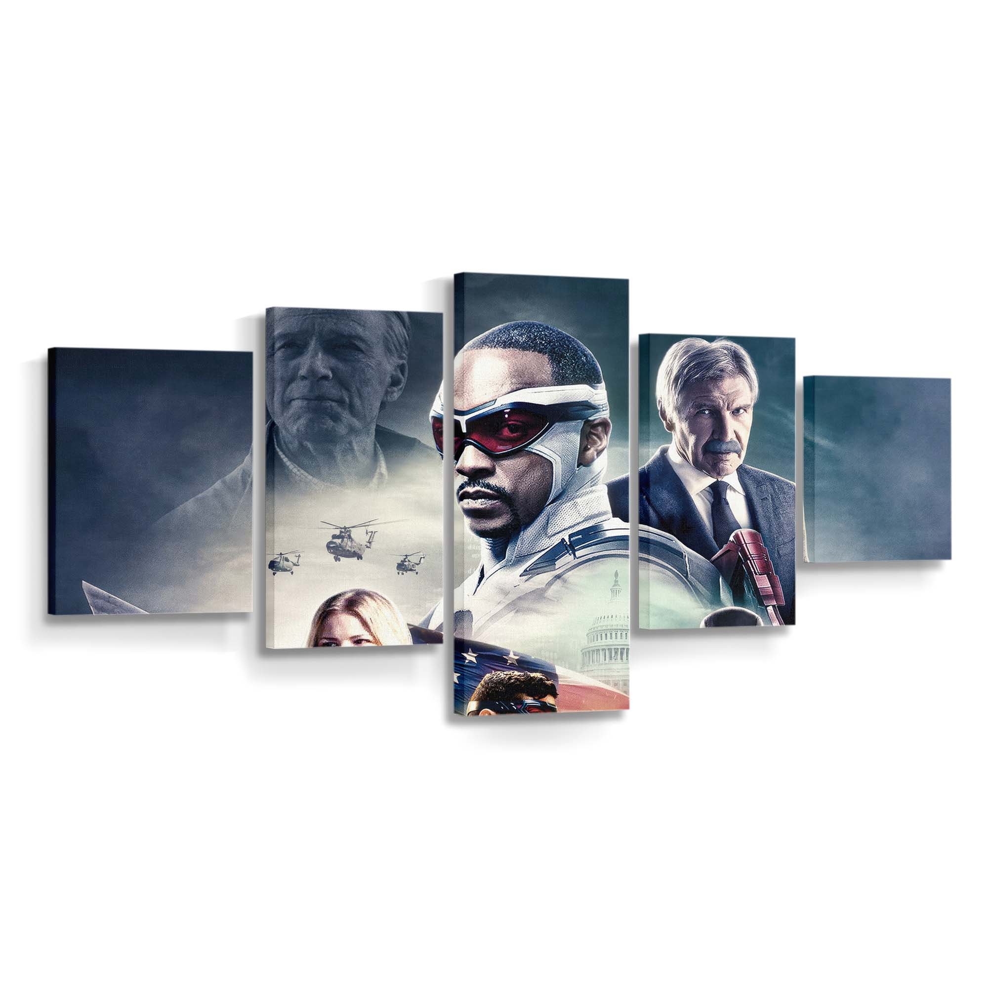 Captain Amerika Schöne neue Welt Leinwandbild - Marvel Wanddeko