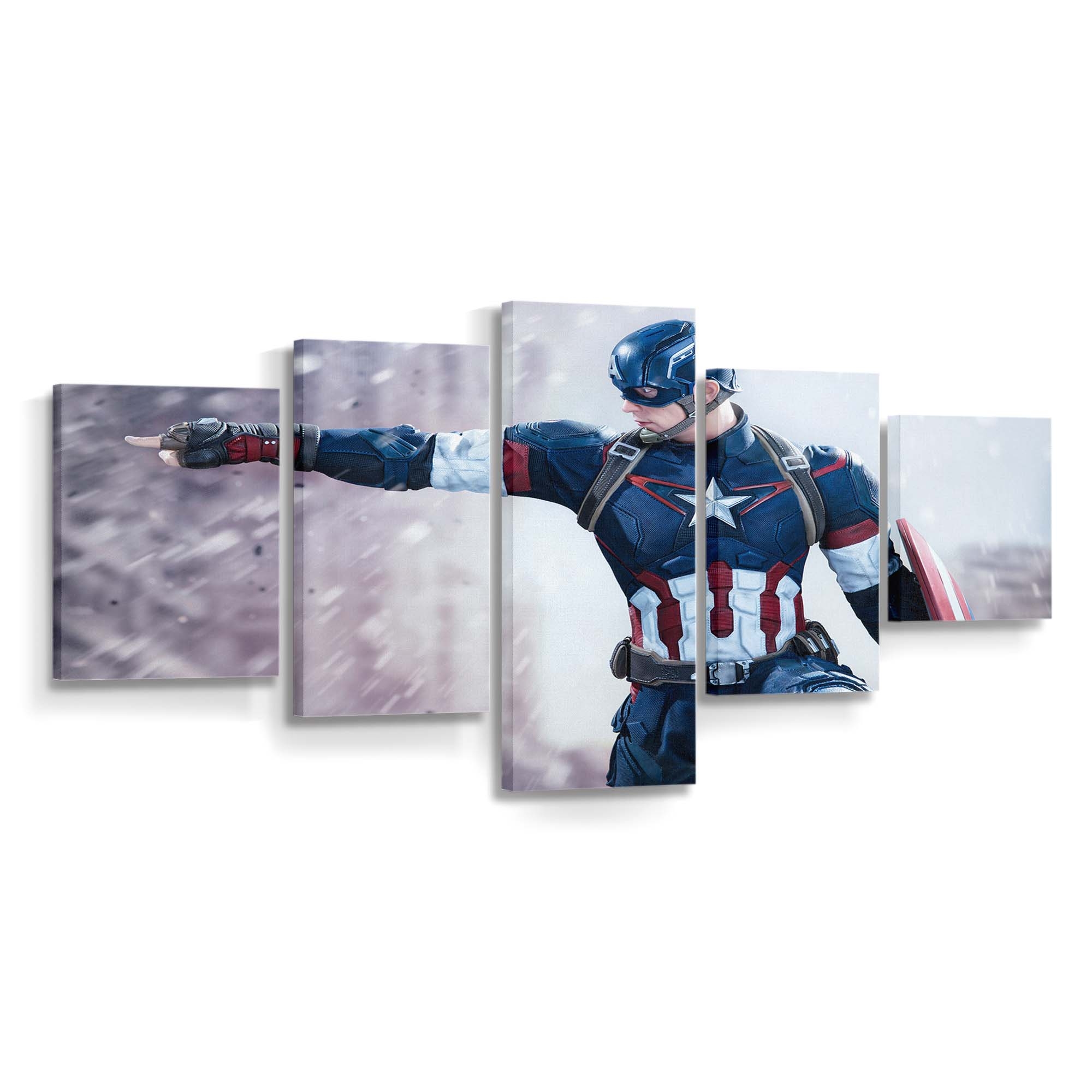 Captain Amerika Bürgerkrieg Neu Leinwandbild - Marvel Wanddeko