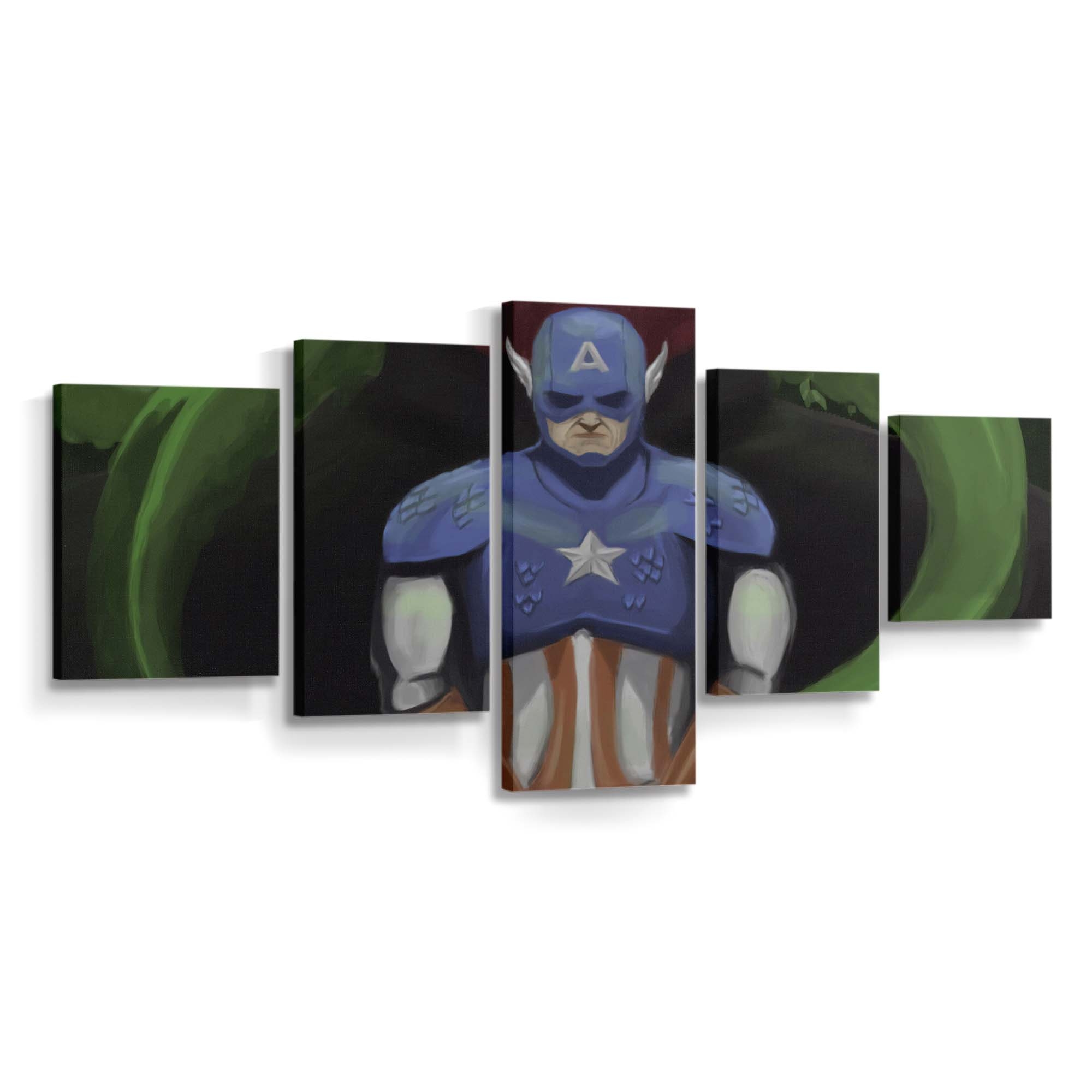 Captain Amerika Hail Hydra Leinwandbild - Marvel Wanddeko