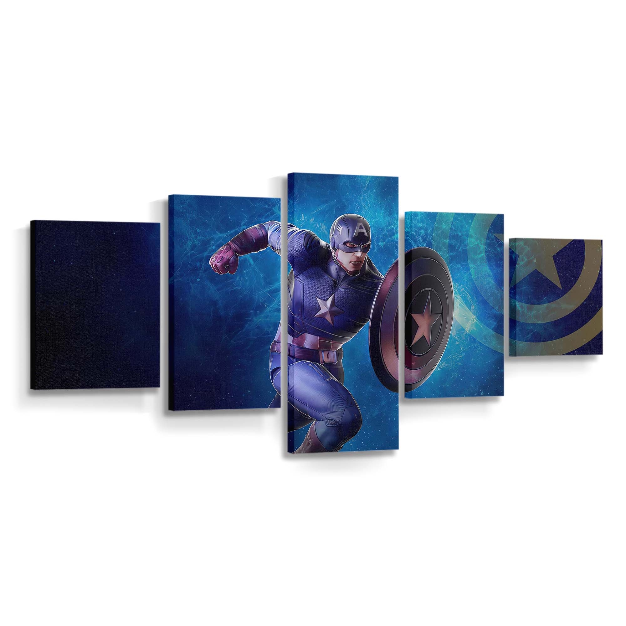 Captain Amerika Hong Kong Disneyland Leinwandbild - Marvel Wanddeko