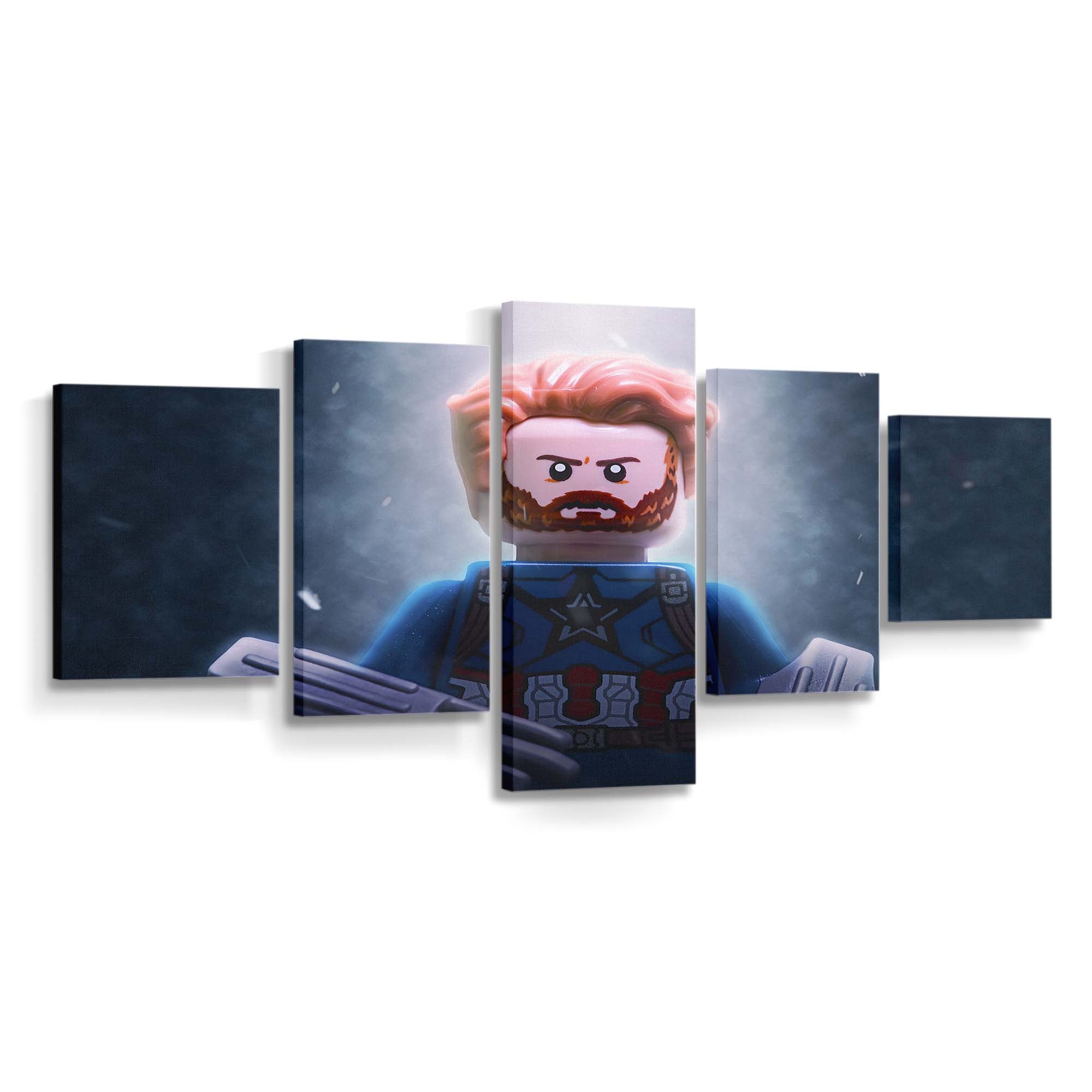 Captain Amerika Hot Toy für Avengers Infinity War Leinwandbild - Marvel Wanddeko