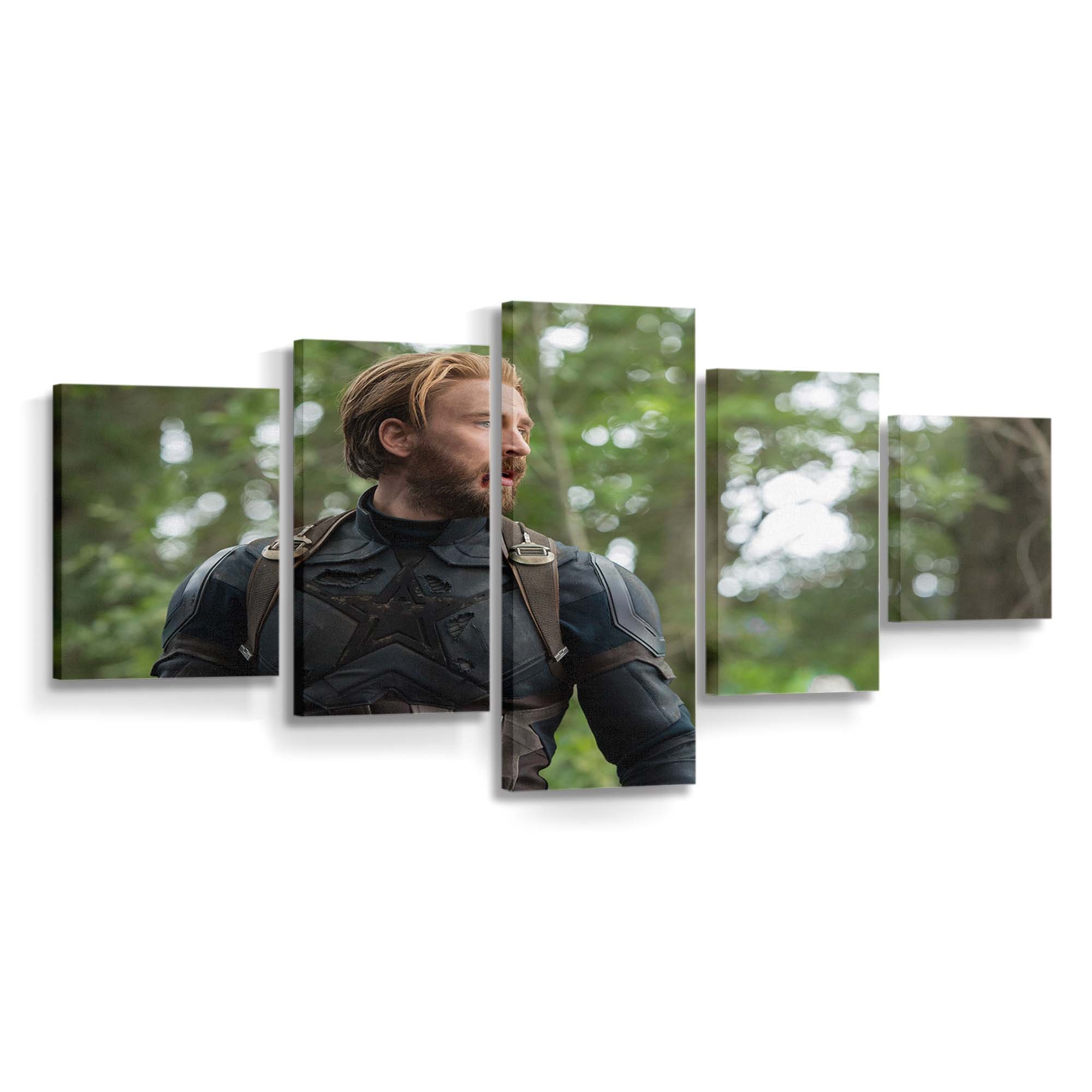 Captain Amerika in Avengers Infinity War Leinwandbild - Marvel Wanddeko