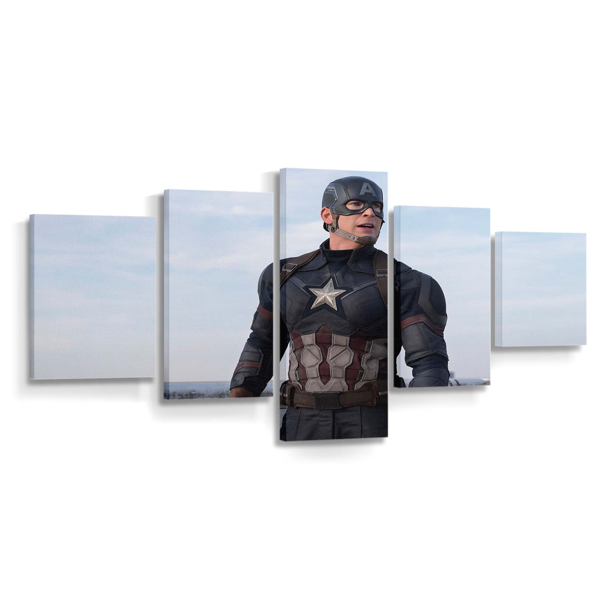 Captain Amerika in Civil War Film Wi Leinwandbild - Marvel Wanddeko