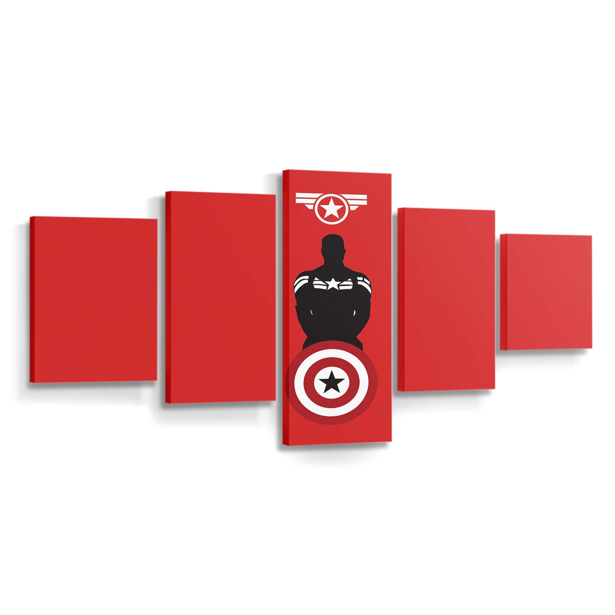 Captain Amerika Marvel-Schild Leinwandbild - Marvel Wanddeko