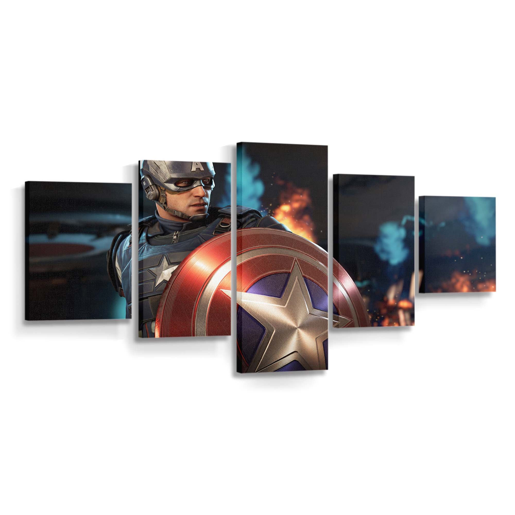 Hauptmann Amerika Marvels Avengers Leinwandbild - Marvel Wanddeko