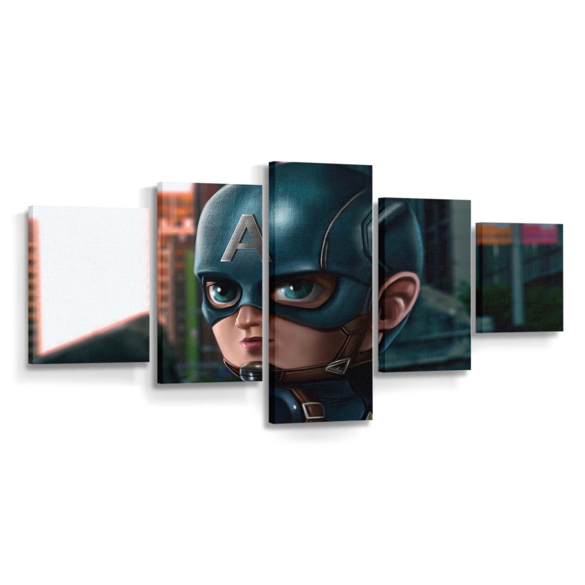 Hauptmann Amerika Mini Leinwandbild - Marvel Wanddeko