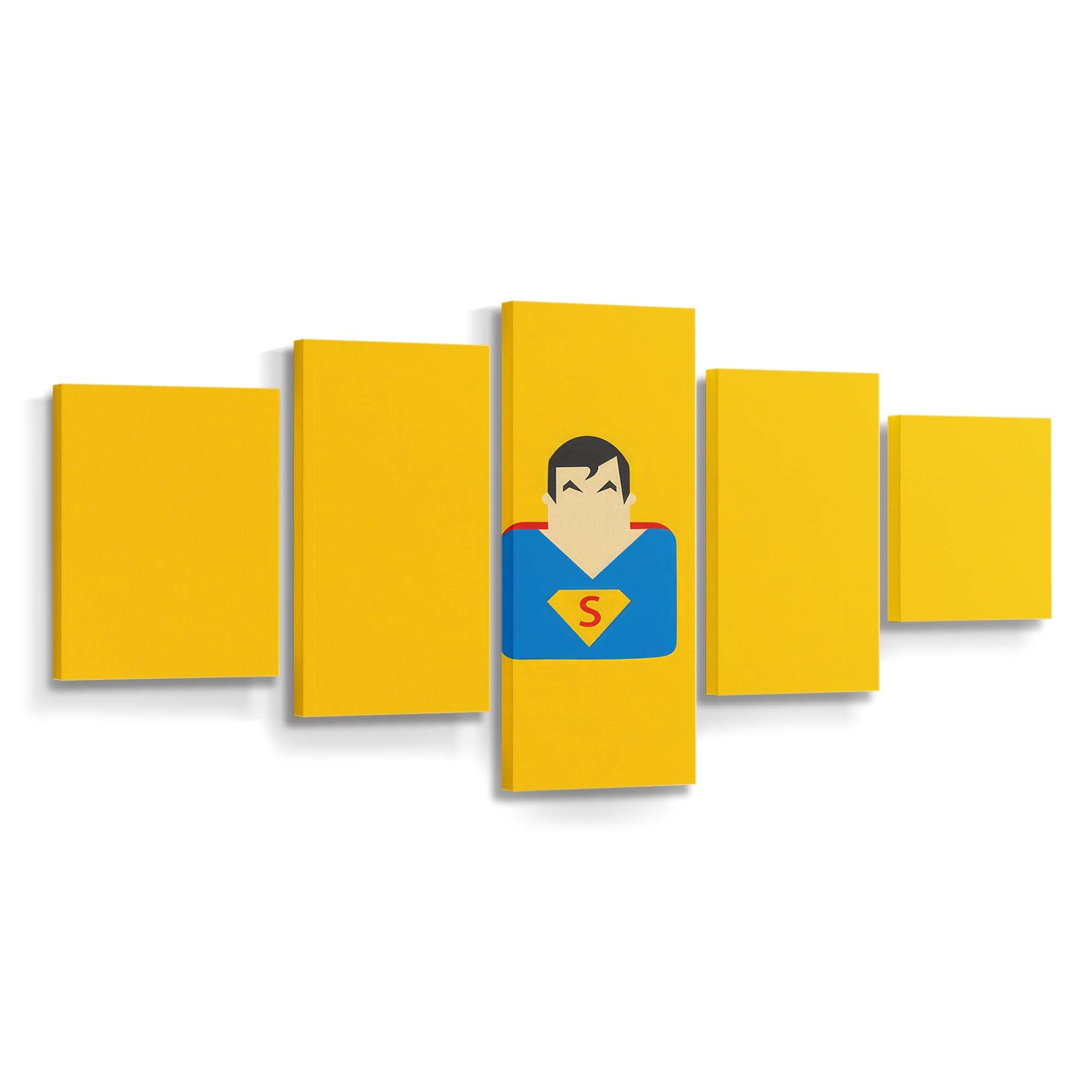 Captain Amerika Minimal Doddle Leinwandbild - Marvel Wanddeko