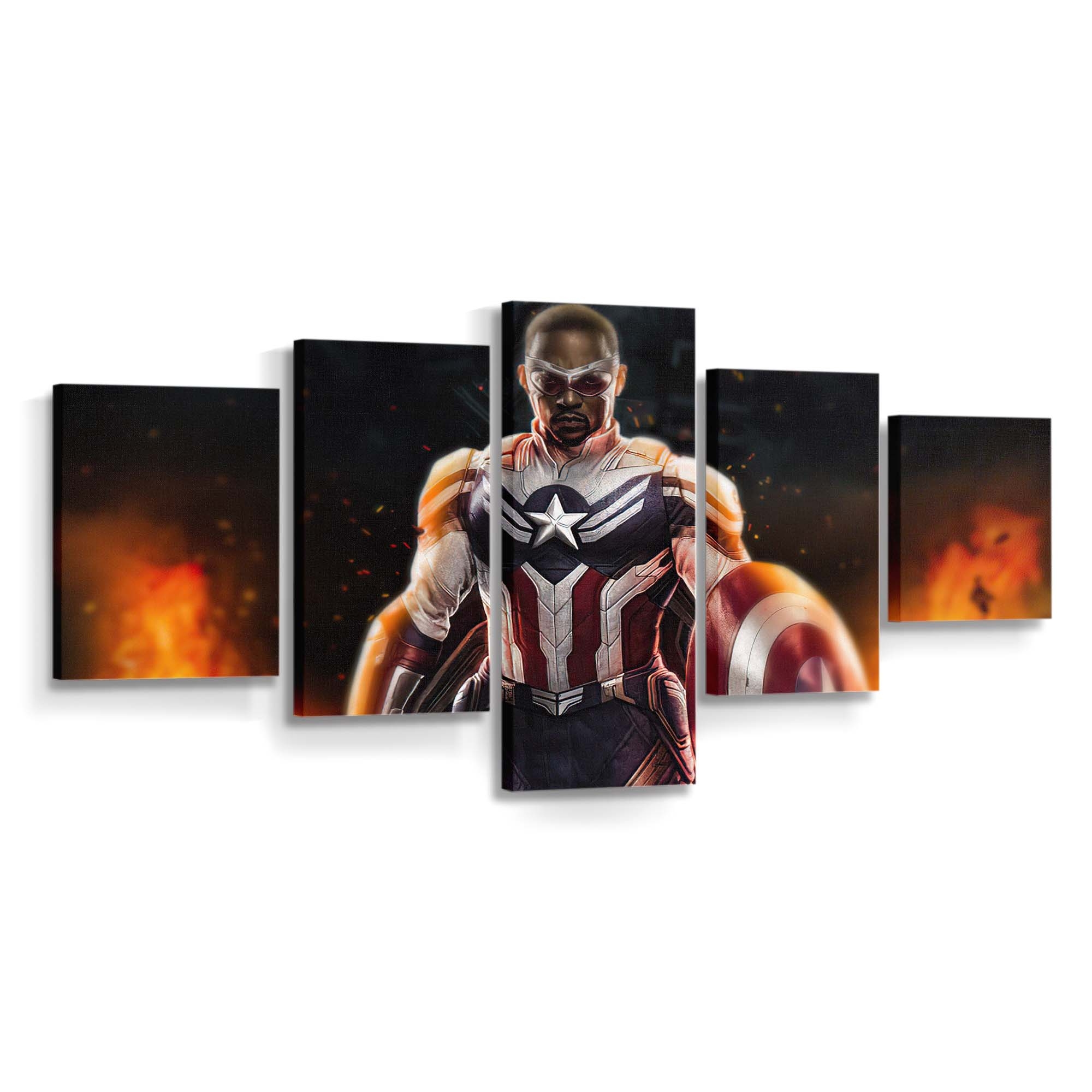 Hauptmann Amerika Sam Wilson Leinwandbild - Marvel Wanddeko