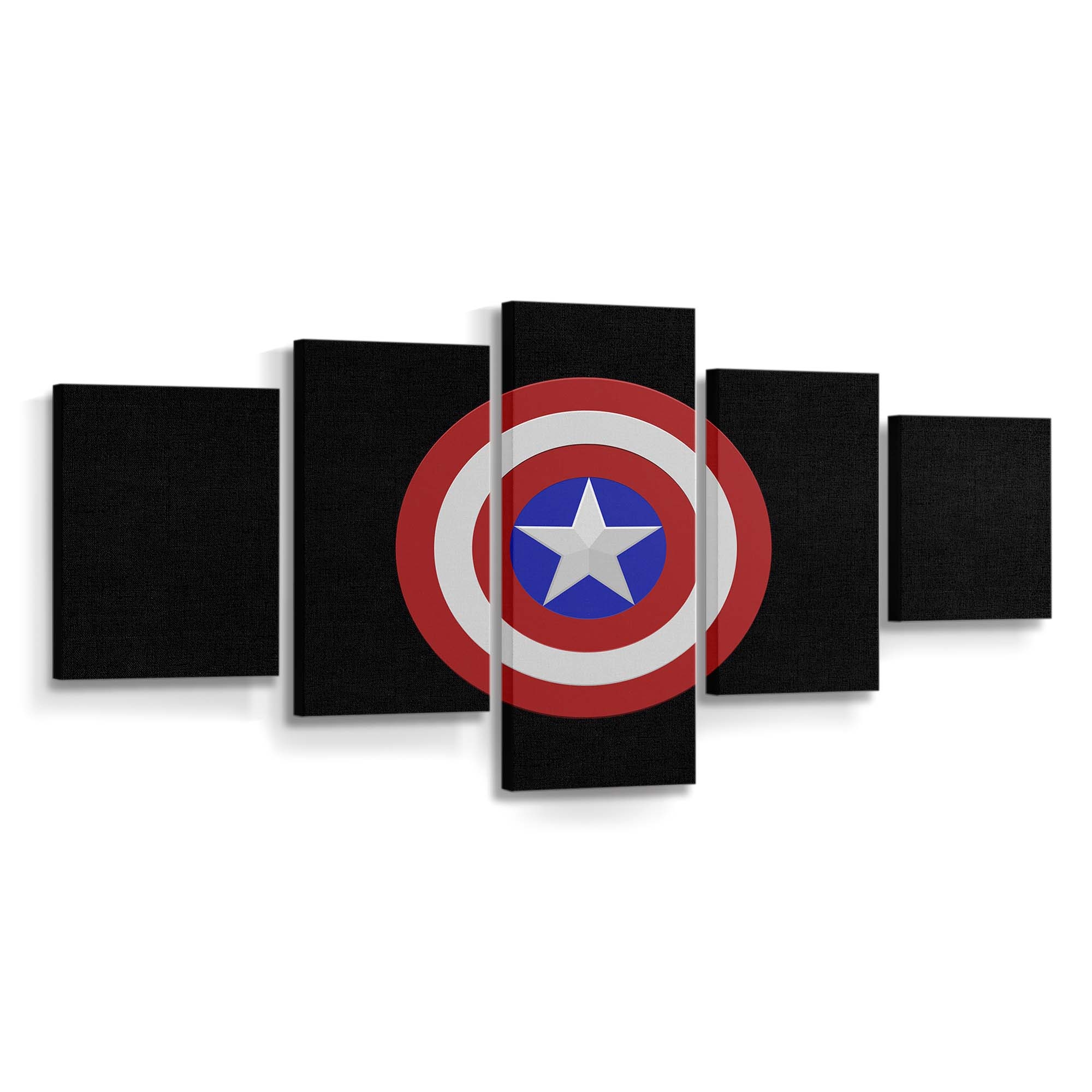 Captain Amerikas Schild Dunkelheit Leinwandbild - Marvel Wanddeko