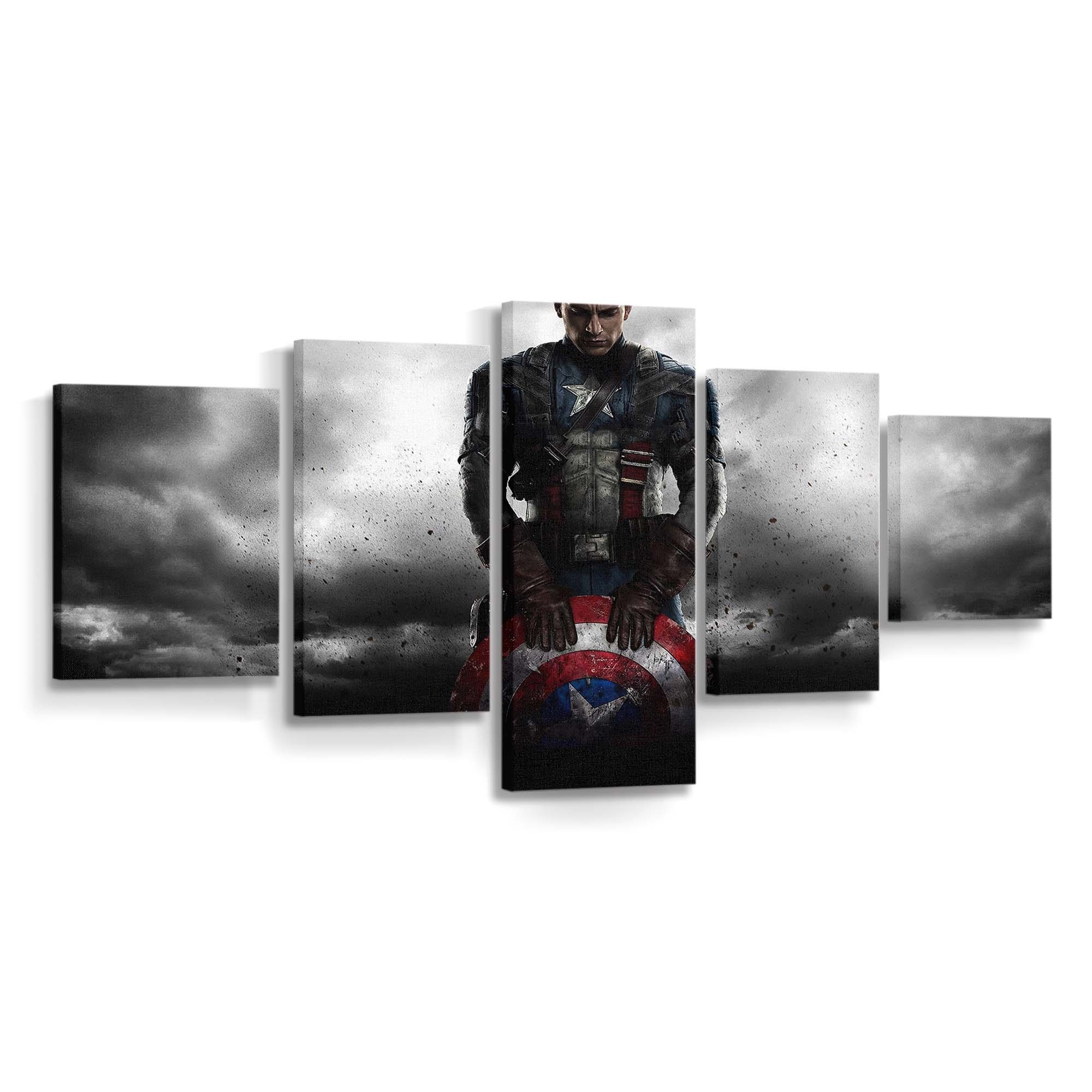 Hauptmann Amerika Steve Rogers Leinwandbild - Marvel Wanddeko