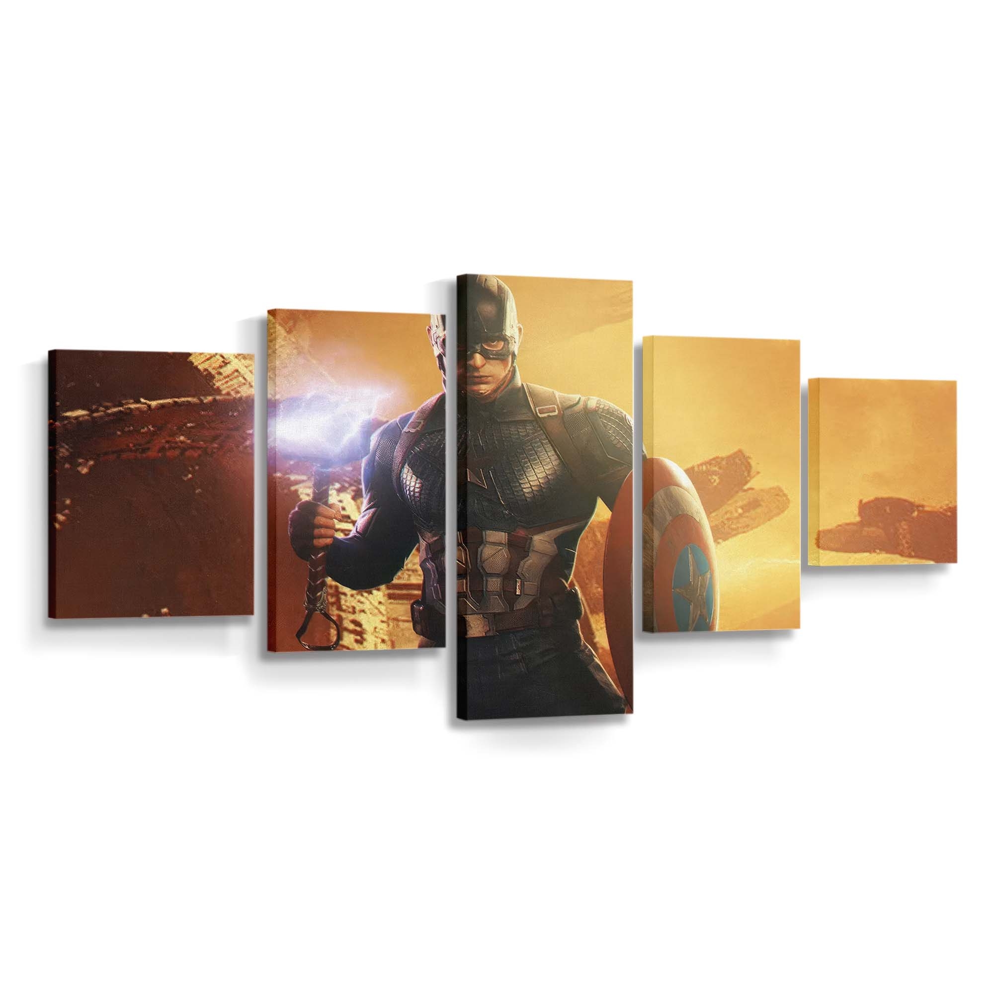 Captain Amerika Die Rächer Leinwandbild - Marvel Wanddeko