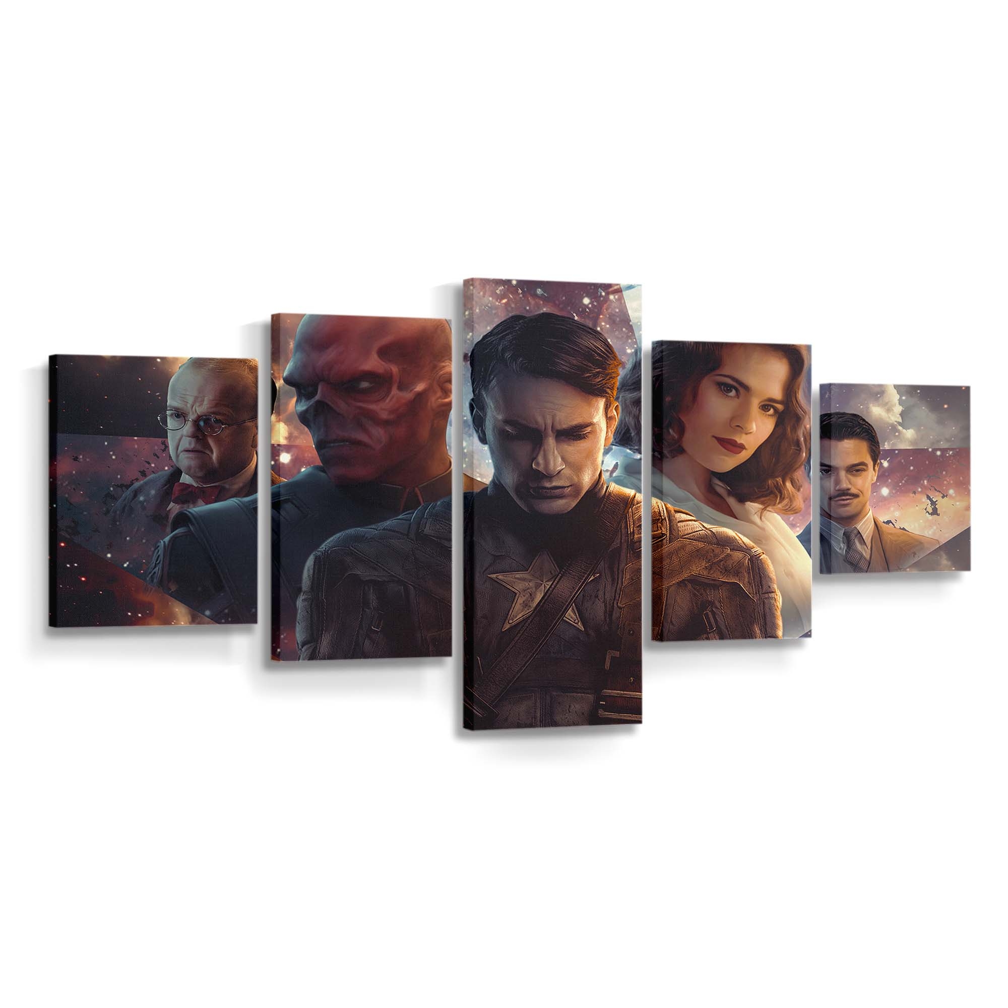 Captain America Der erste Rächer Leinwandbild - Marvel Wanddeko