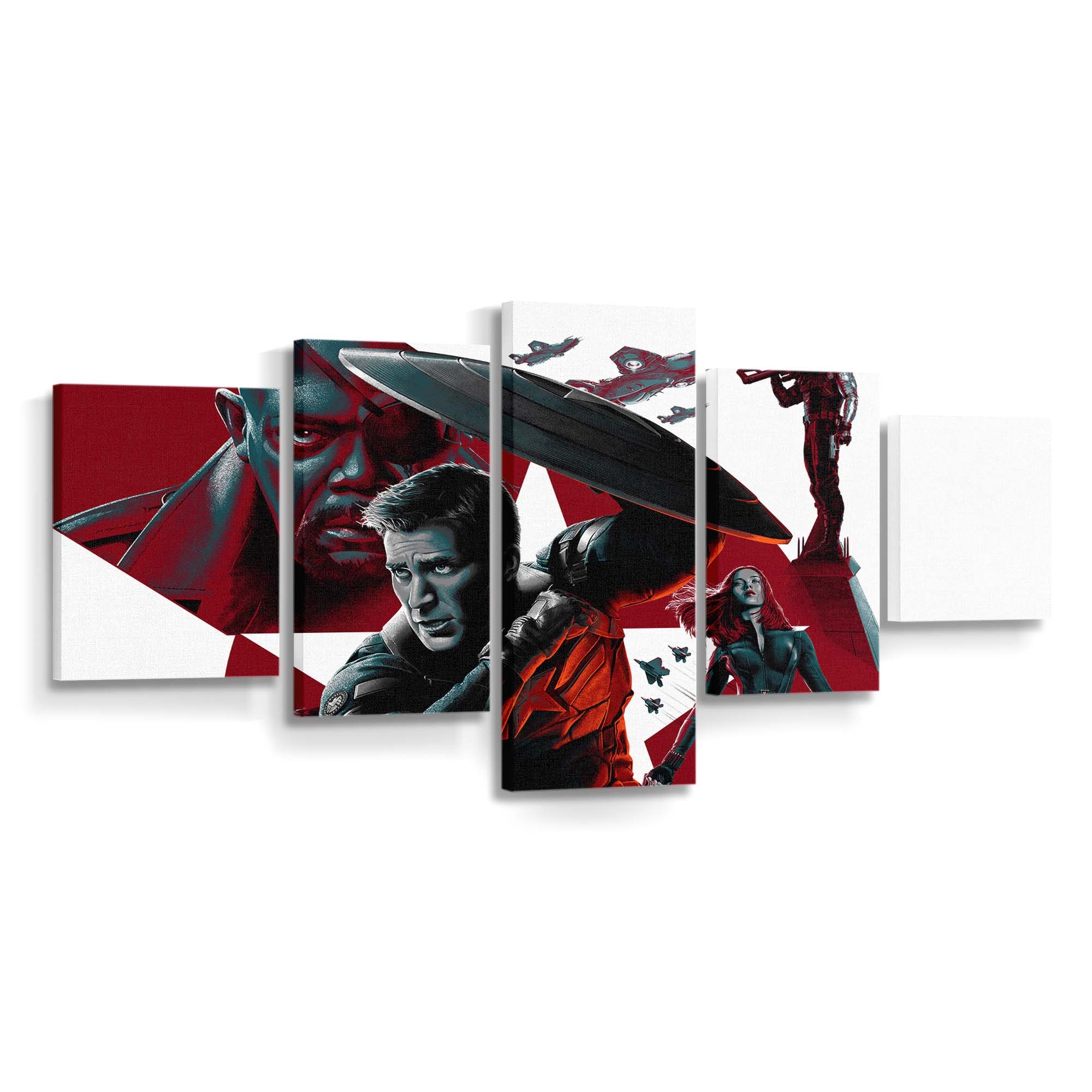 Captain Amerika Der Wintersoldat Leinwandbild - Marvel Wanddeko