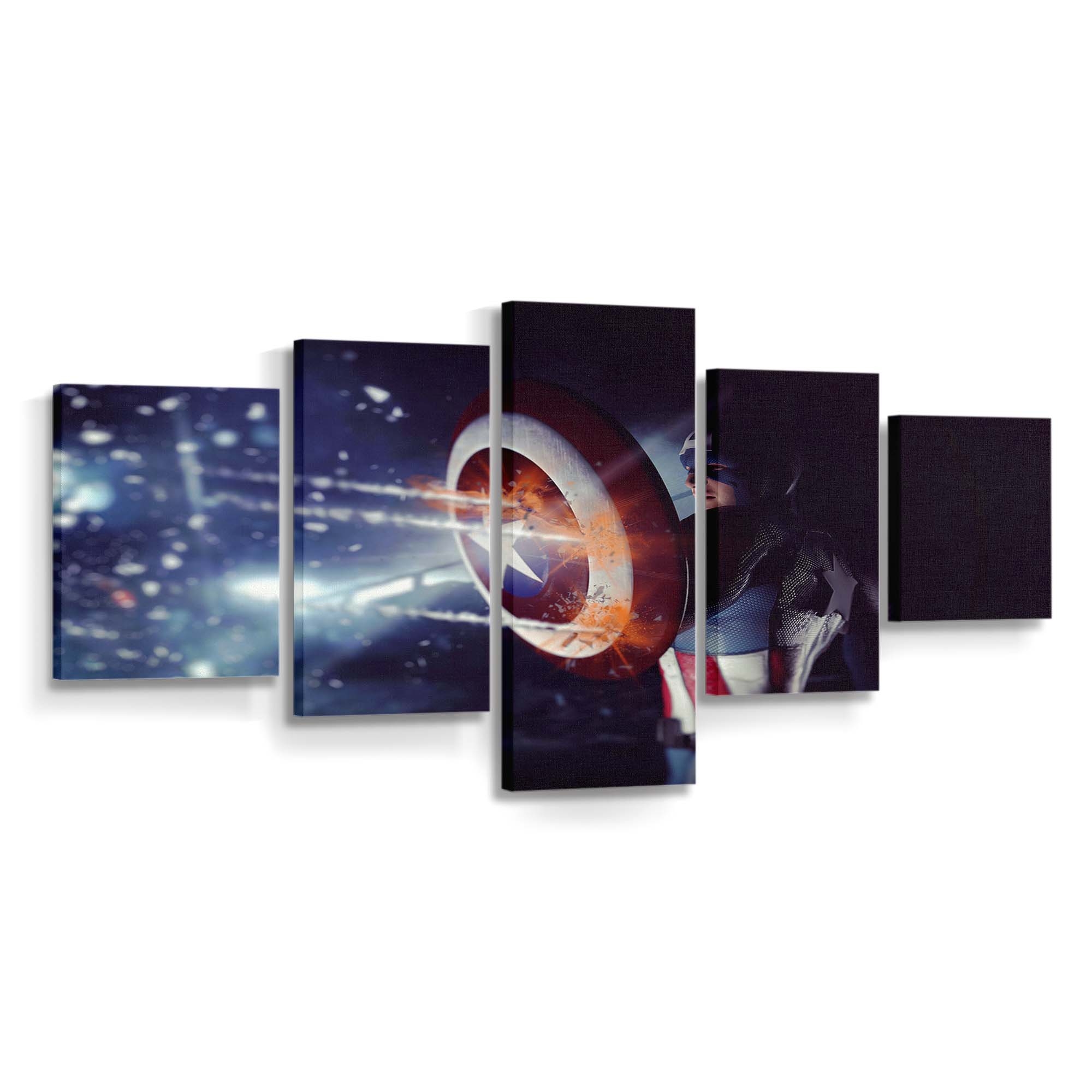 Captain America Der Winter Soldat Kunstwerk Leinwandbild - Marvel Wanddeko