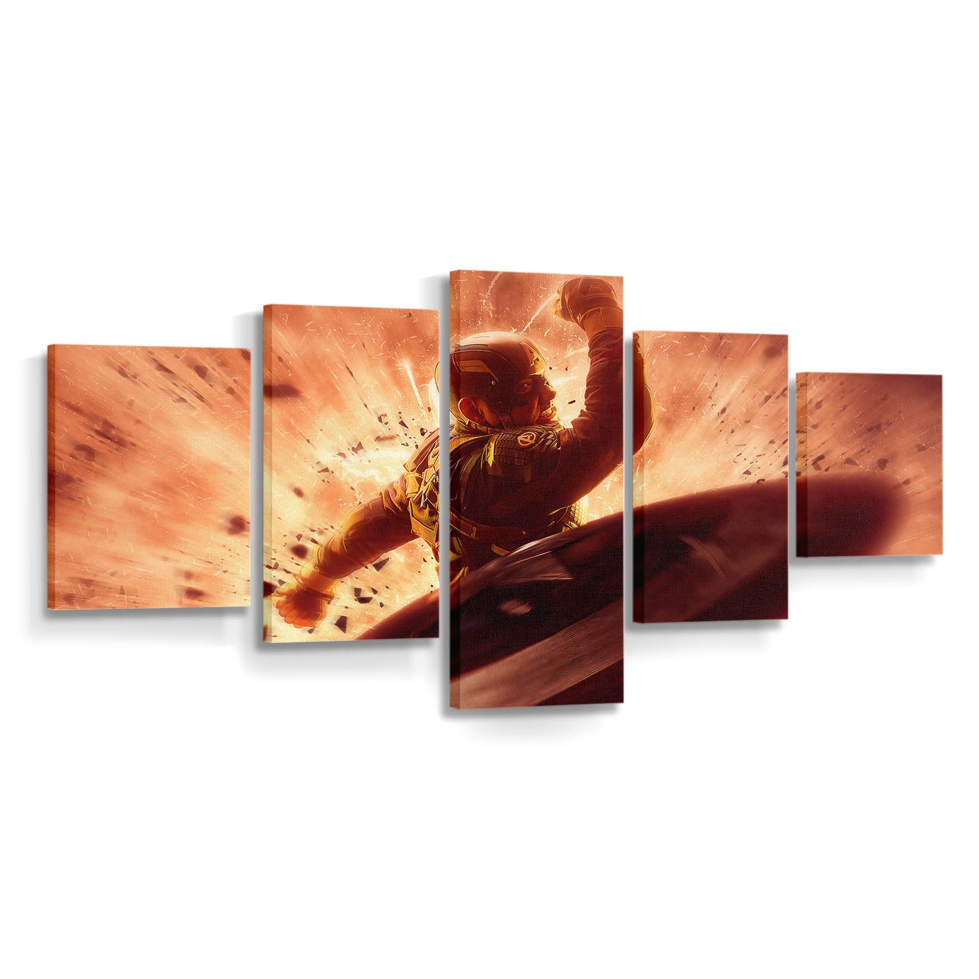 Captainamerika Cosplay Leinwandbild - Marvel Wanddeko