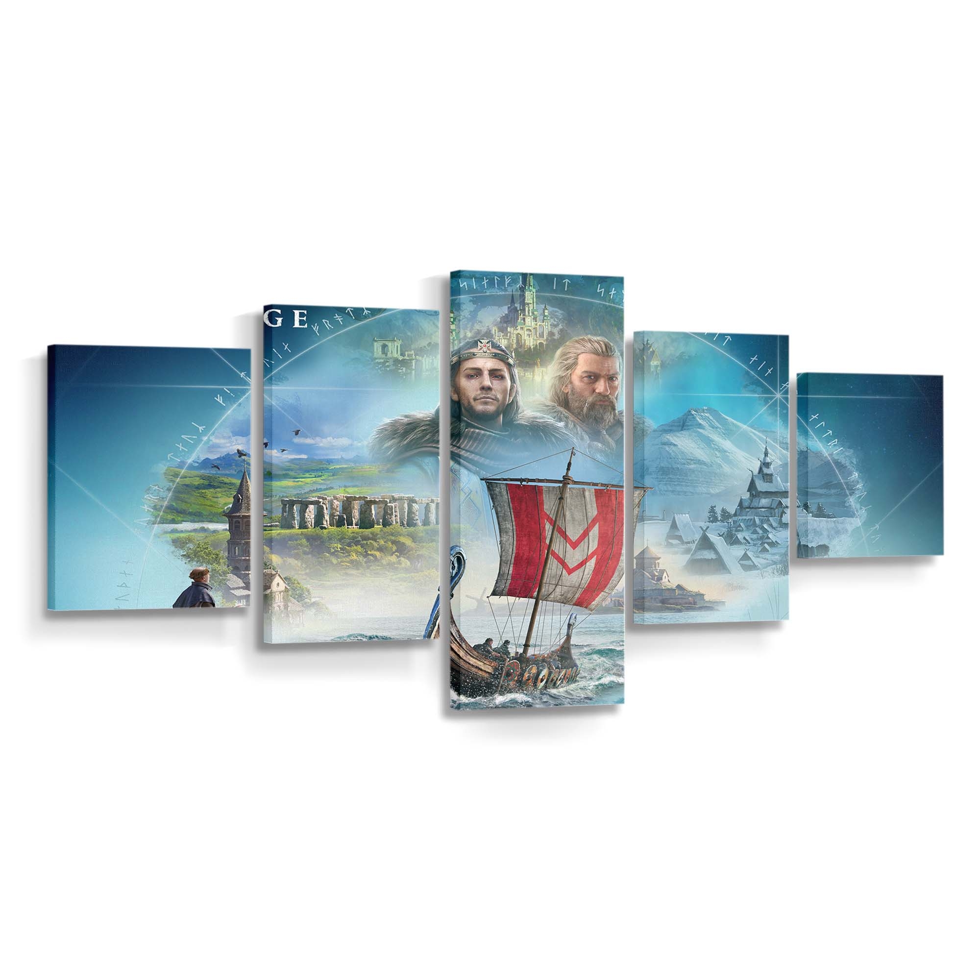 Entdeckungstour Wikingerzeitalter Leinwandbild - Marvel Wanddeko