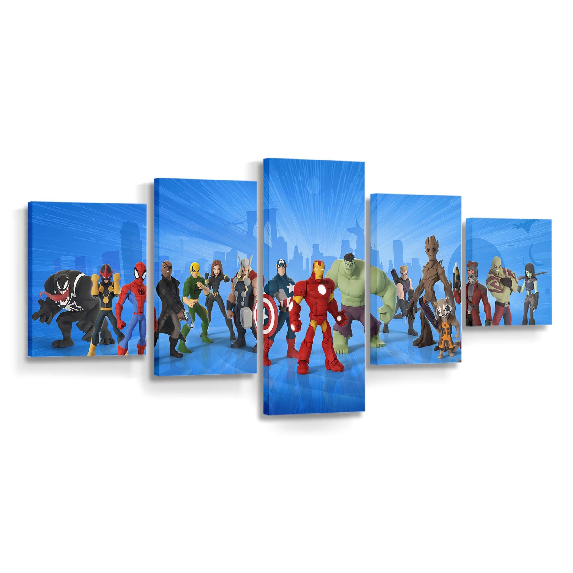 Wächter der Galaxie in Marvel Disney Infinity Spiel Leinwandbild - Marvel Wanddeko