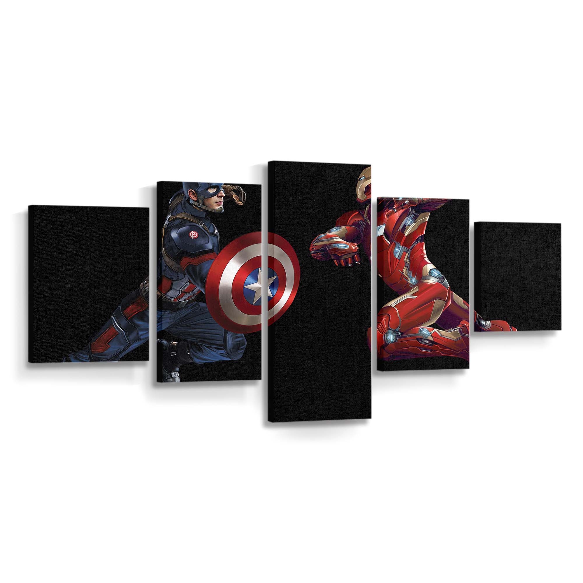 Eisenmann Captain Amerika Leinwandbild - Marvel Wanddeko