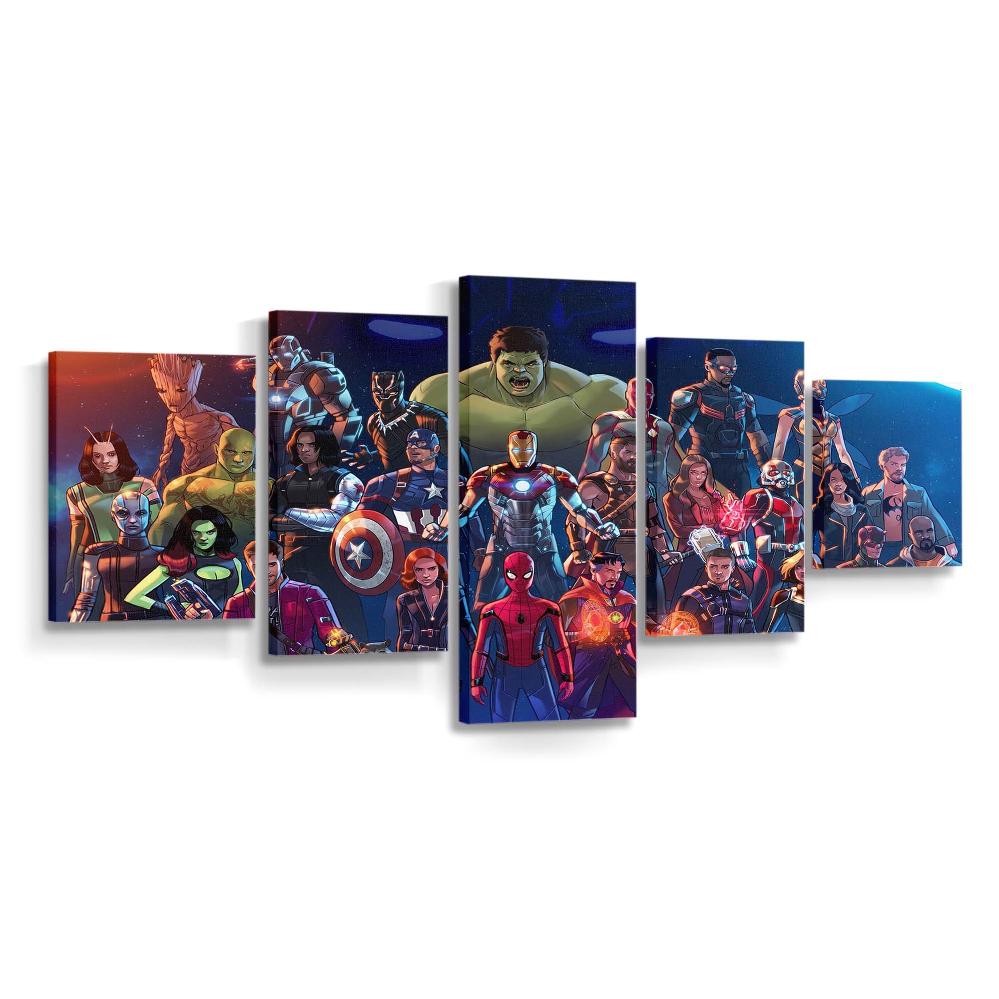 Marvel Cinematic Universe Kunstwerke Leinwandbild - Marvel Wanddeko