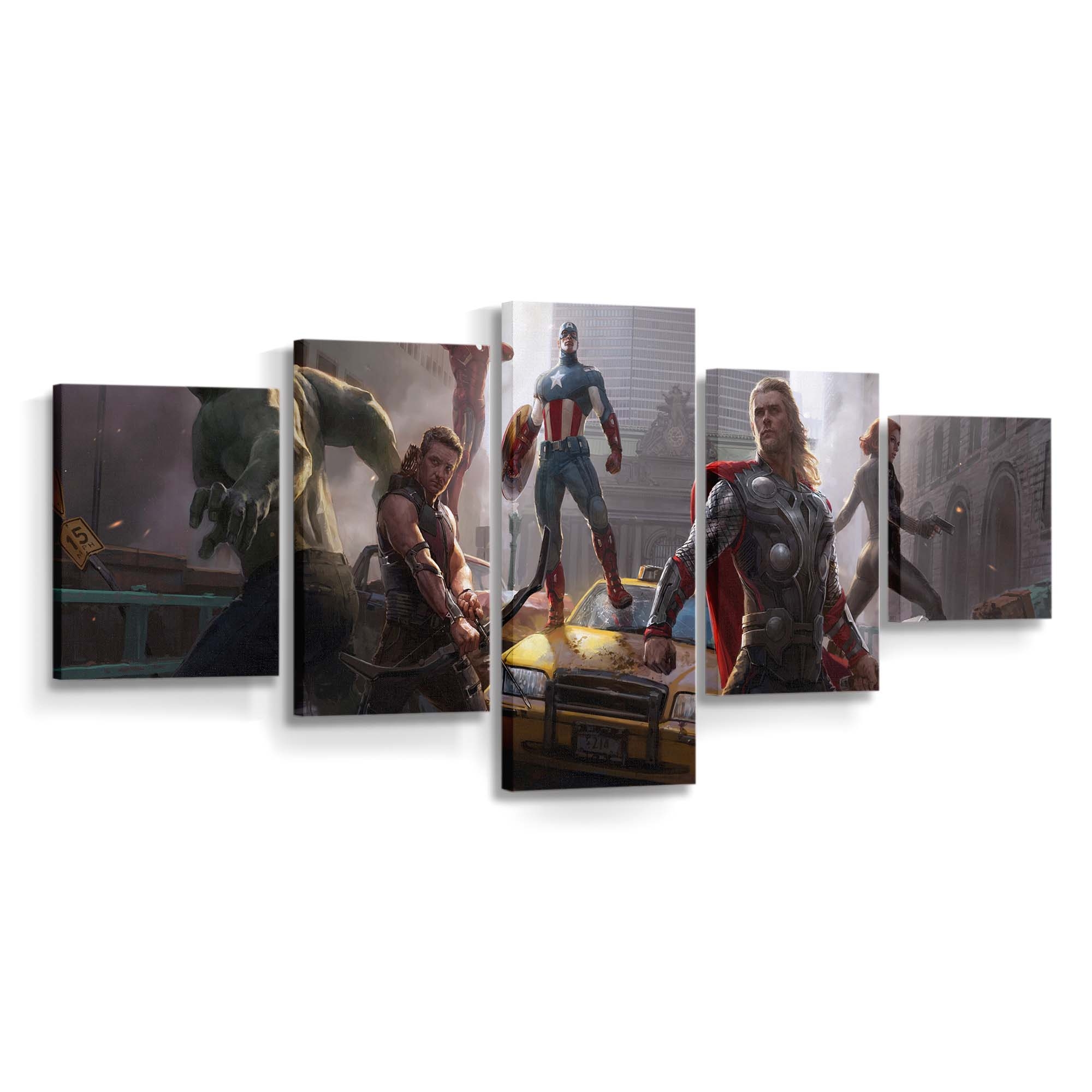 Marvel Helden Leinwandbild - Marvel Wanddeko