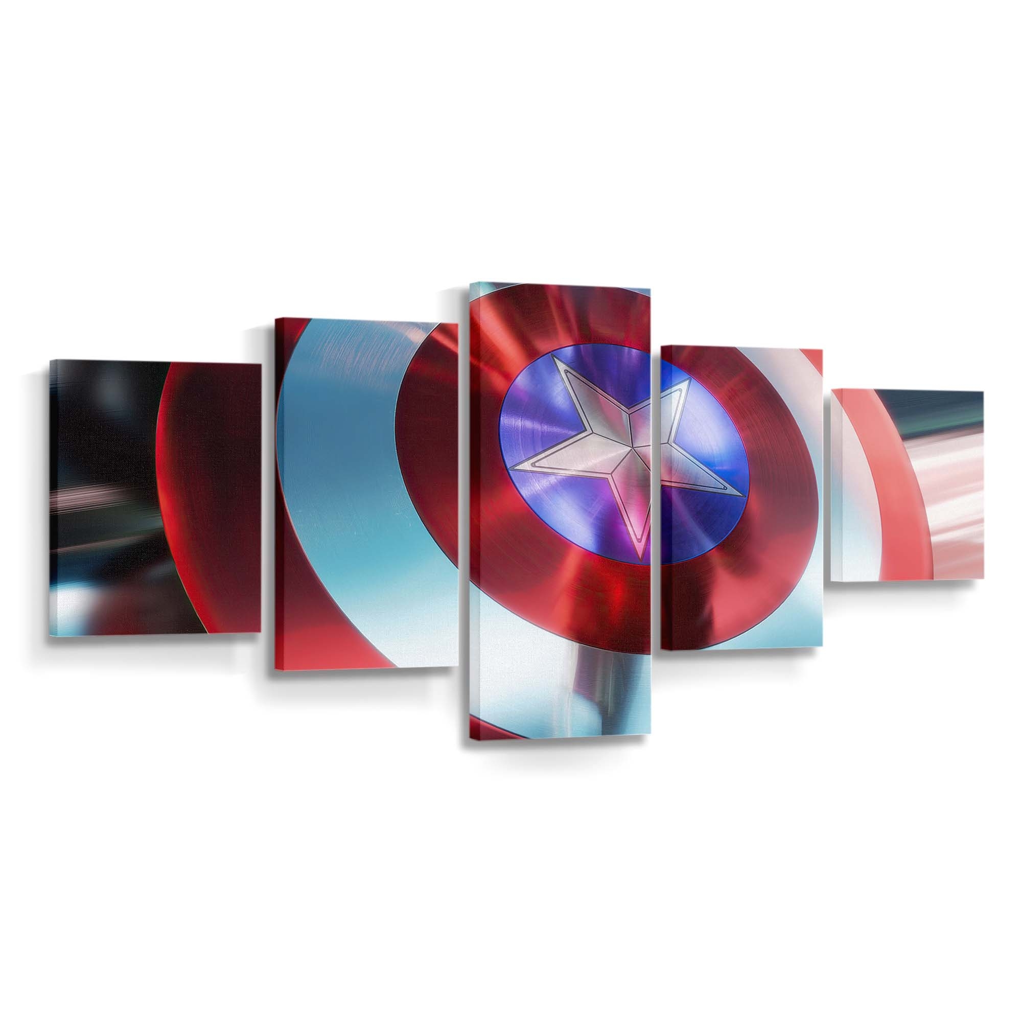 Marvel Legenden Captain America Schild Leinwandbild - Marvel Wanddeko