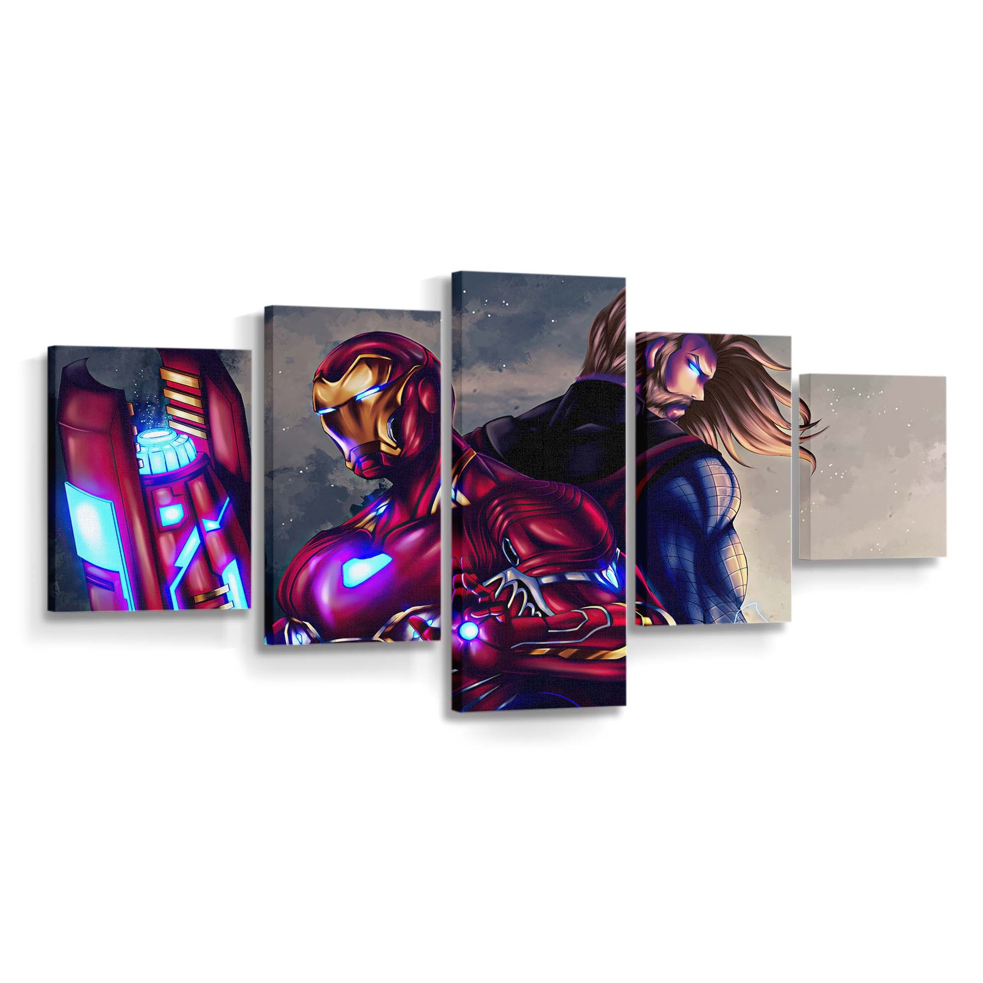 Marvel Dreifaltigkeit Leinwandbild - Marvel Wanddeko