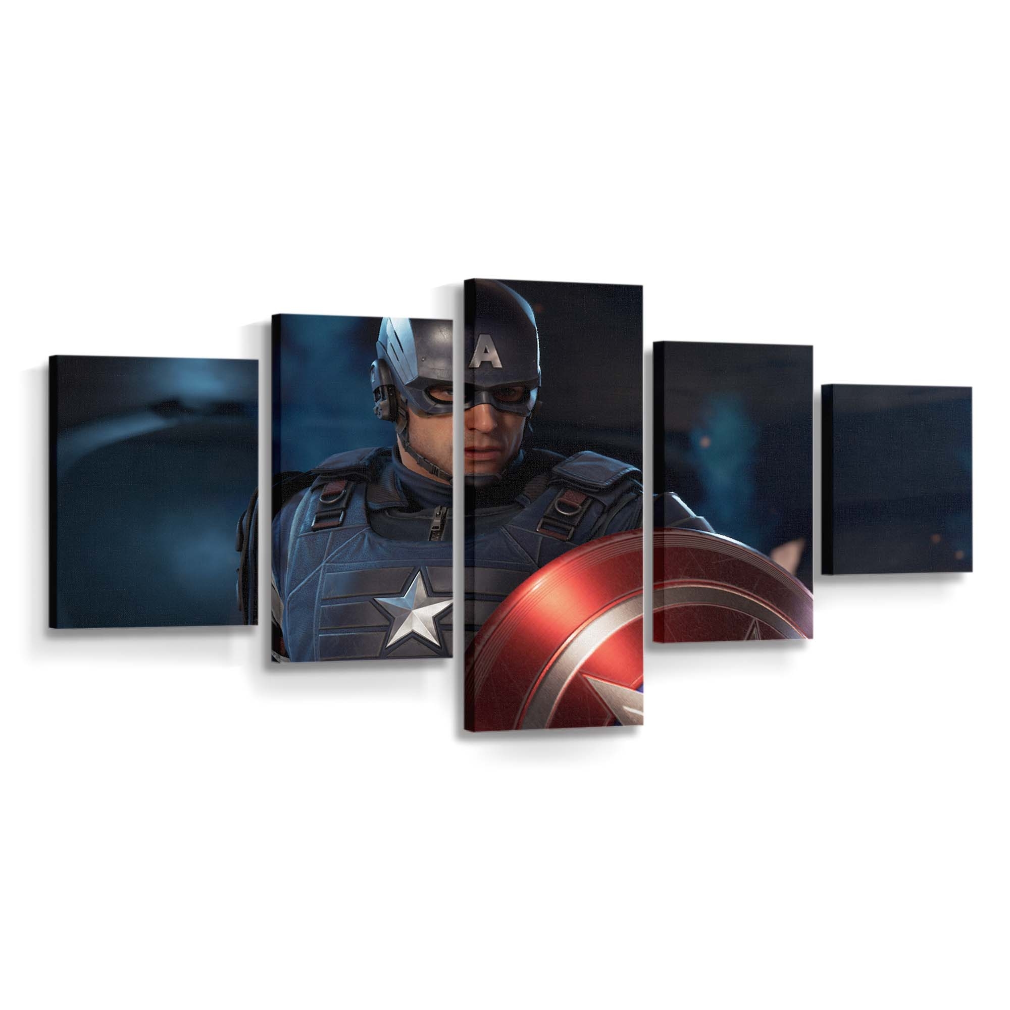 Marvels Rächer Captain Amerika Leinwandbild - Marvel Wanddeko