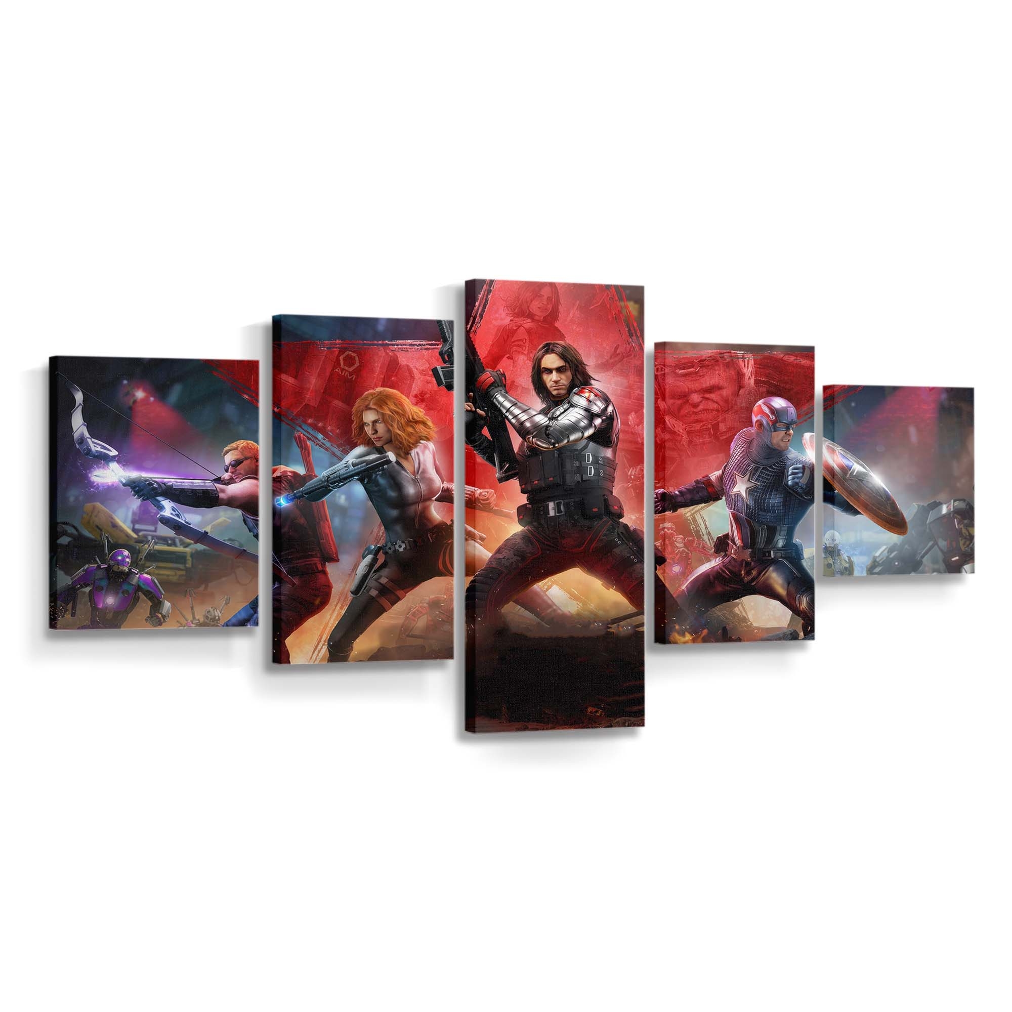 Marvels Avengers Assemble Leinwandbild - Marvel Wanddeko