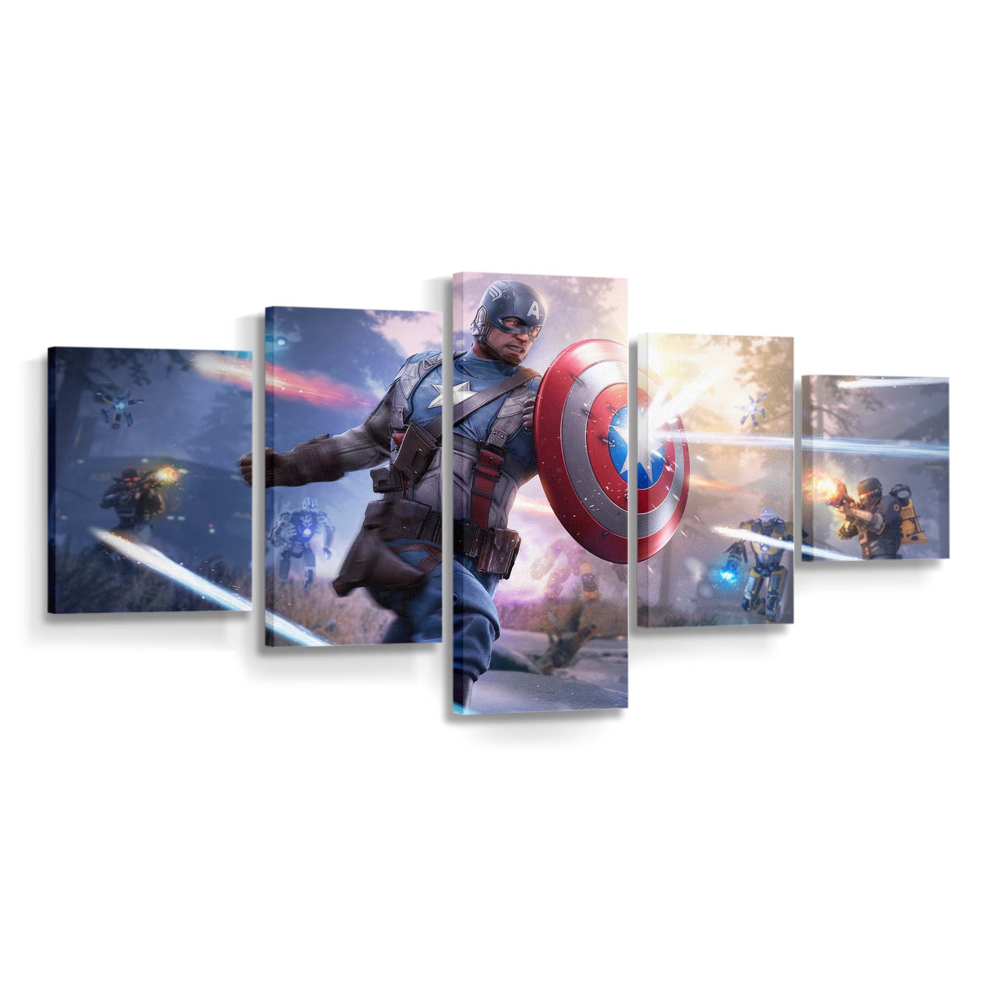 Marvels Avengers Captain Amerika Leinwandbild - Marvel Wanddeko