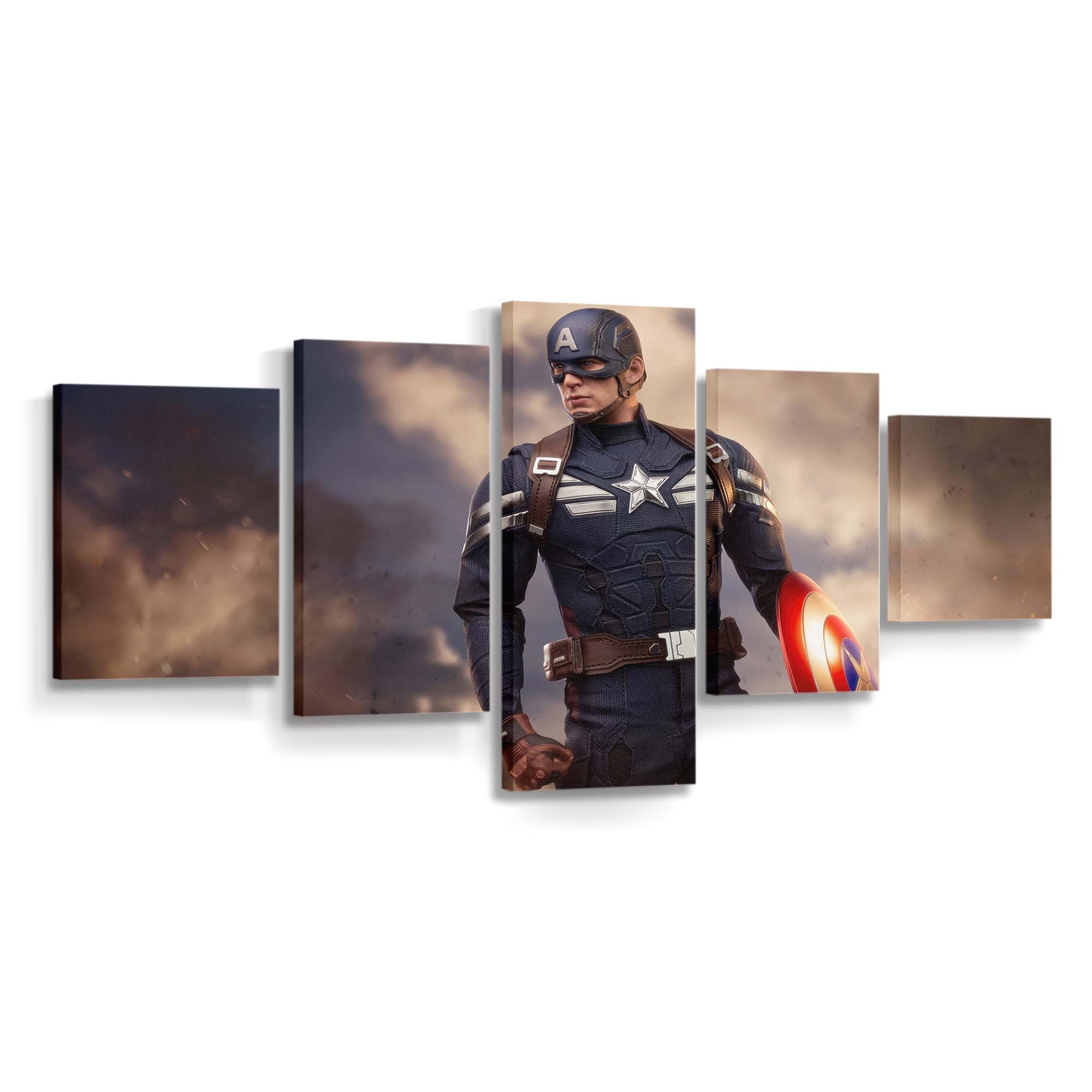 Wächter der Freiheit Captain America Leinwandbild - Marvel Wanddeko