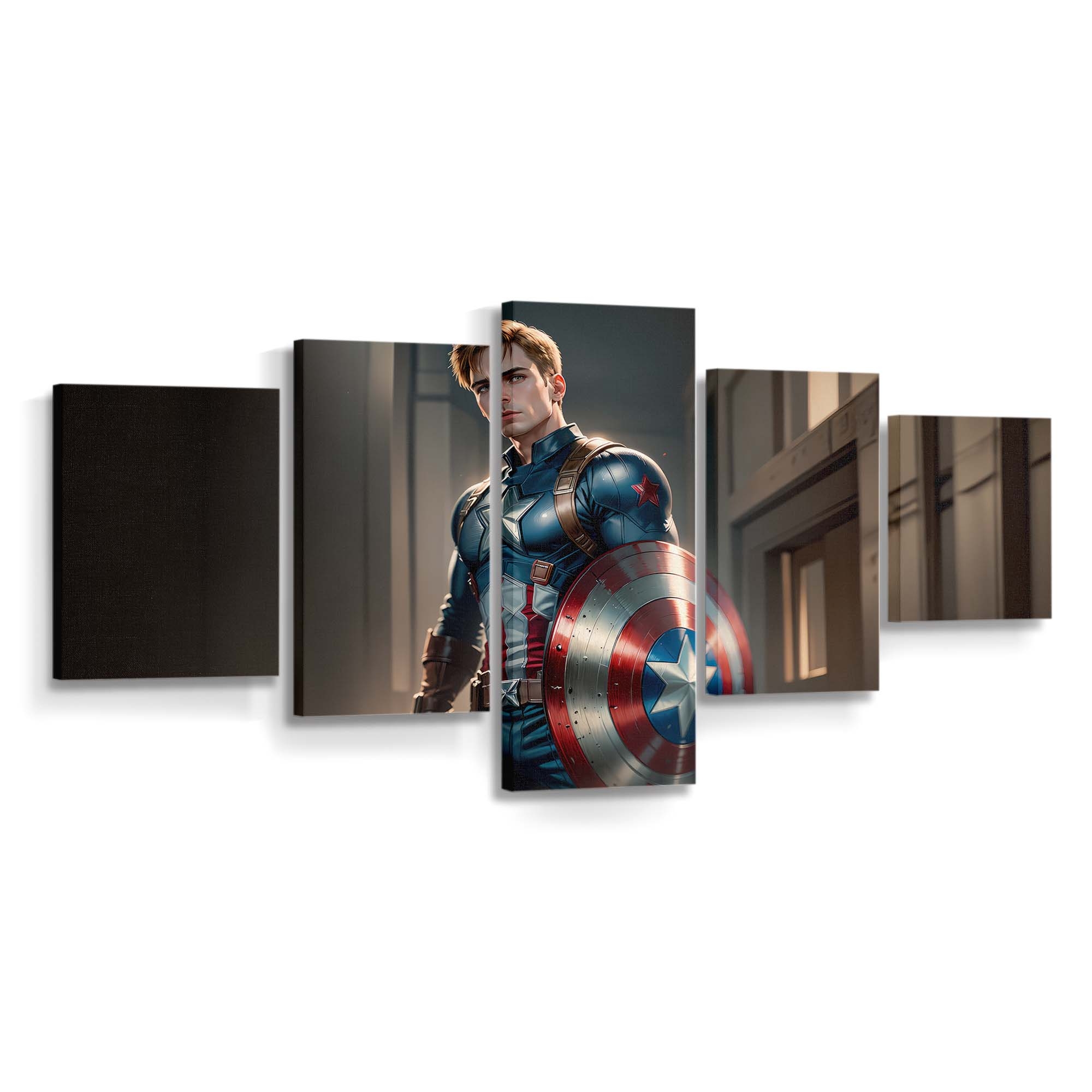 Steve Rogers Captain Amerika Leinwandbild - Marvel Wanddeko