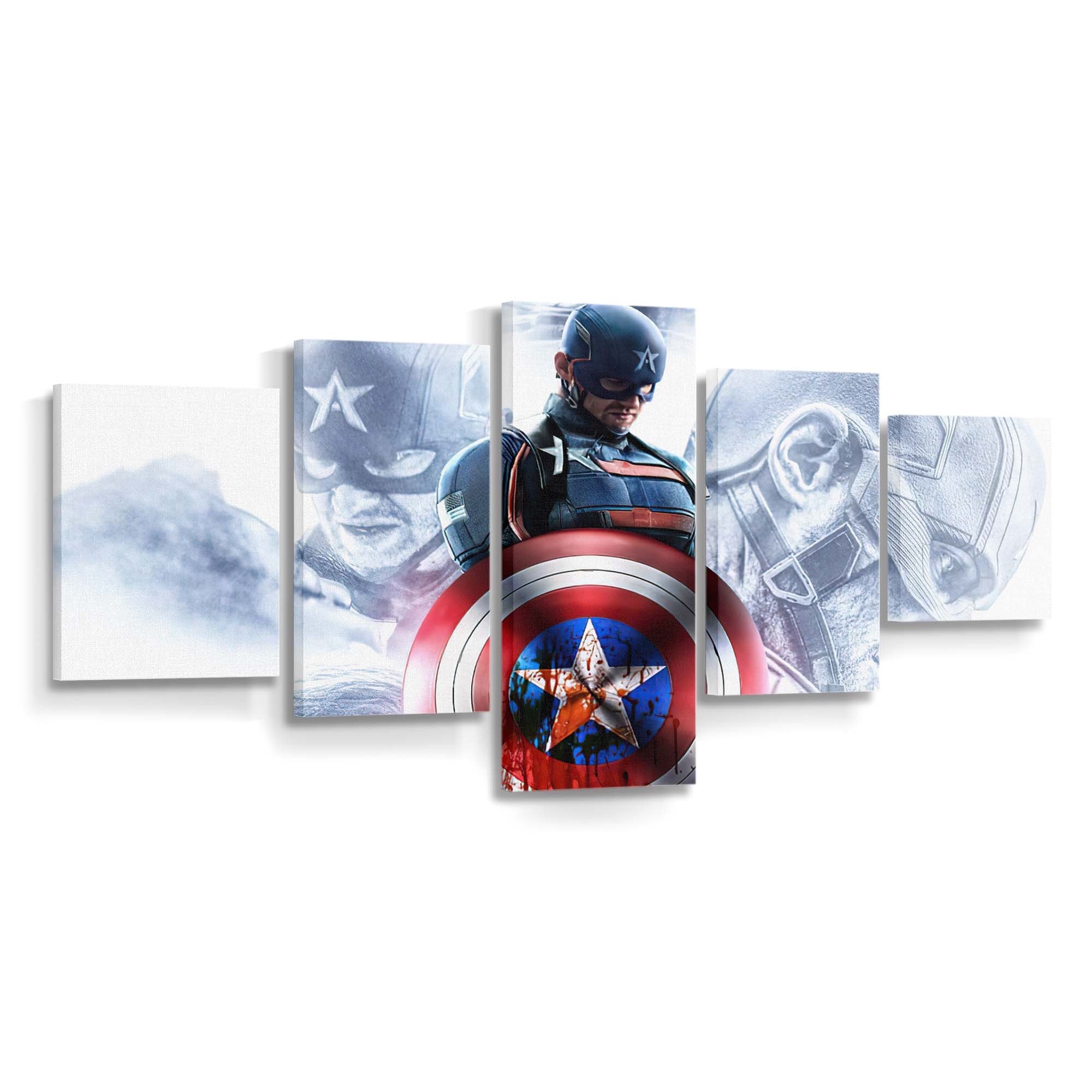 Der Falke und der Wintersoldat Captain America Leinwandbild - Marvel Wanddeko