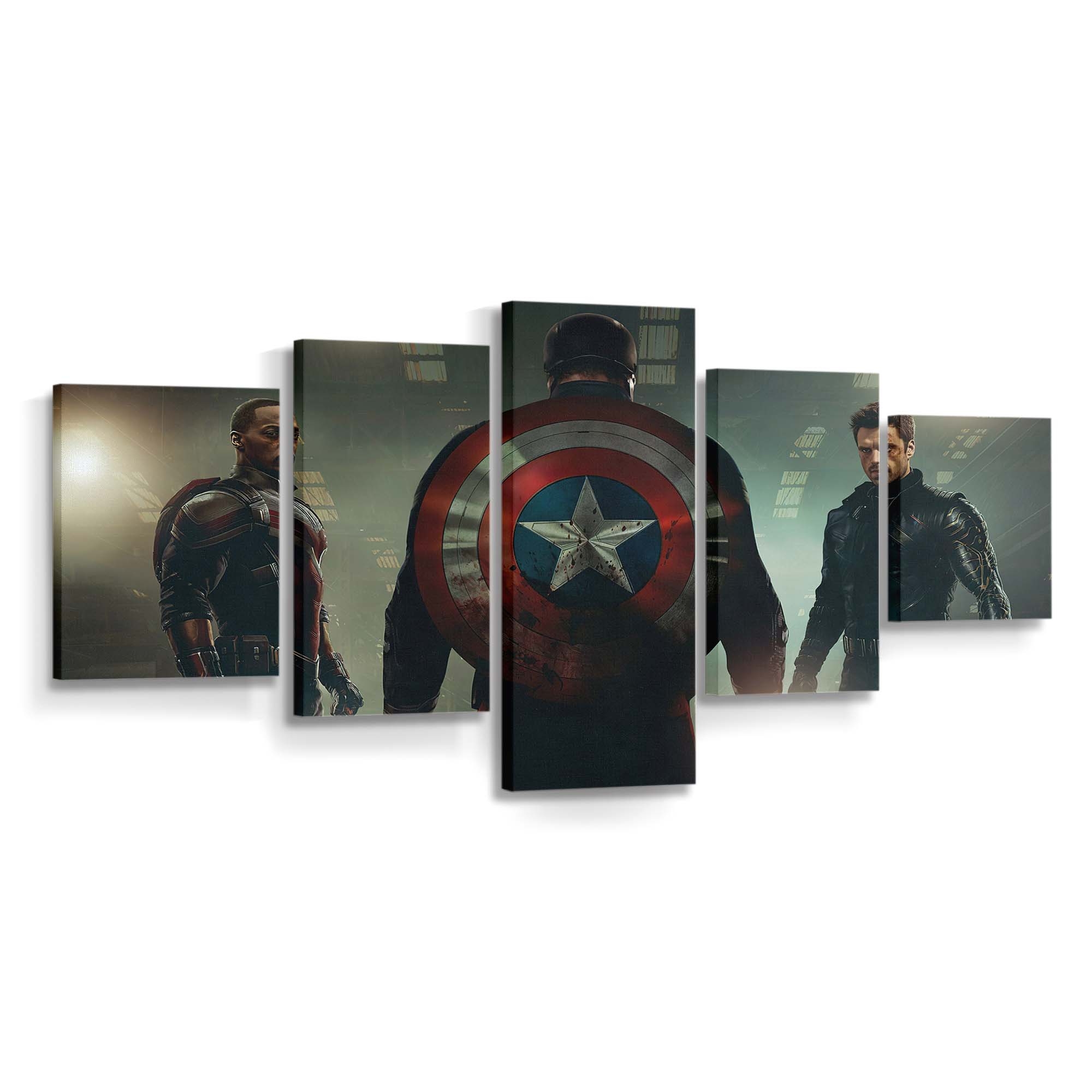 Der Falke und der Wintersoldat - Helden Leinwandbild - Marvel Wanddeko