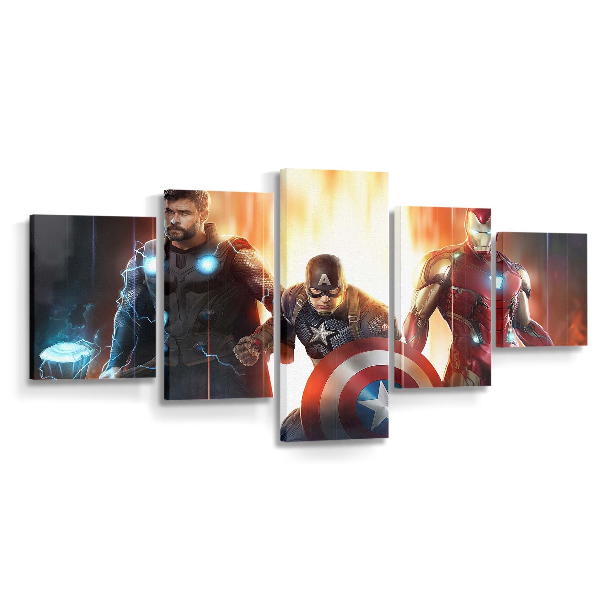 Die Dreieinigkeit art Leinwandbild - Marvel Wanddeko