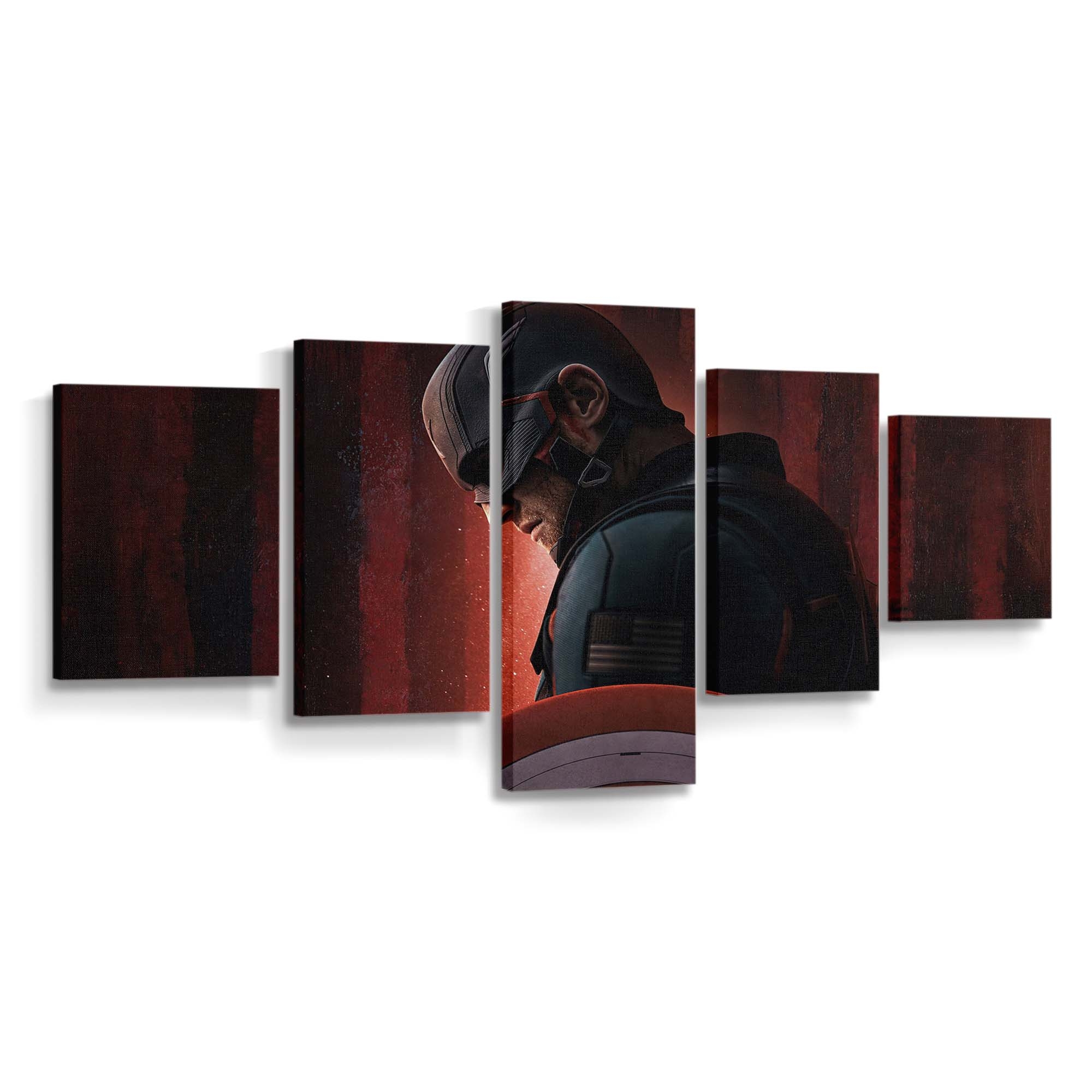 Usa Agent Captain America Der Falke und der Wintersoldat Leinwandbild - Marvel Wanddeko