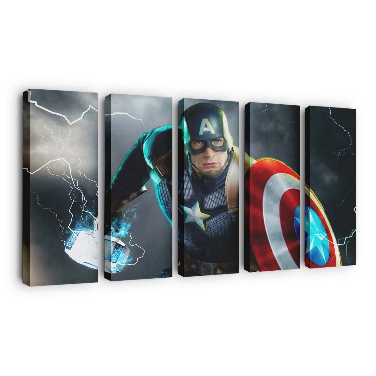 Captain Amerika Neu Leinwandbild - Marvel Wanddeko