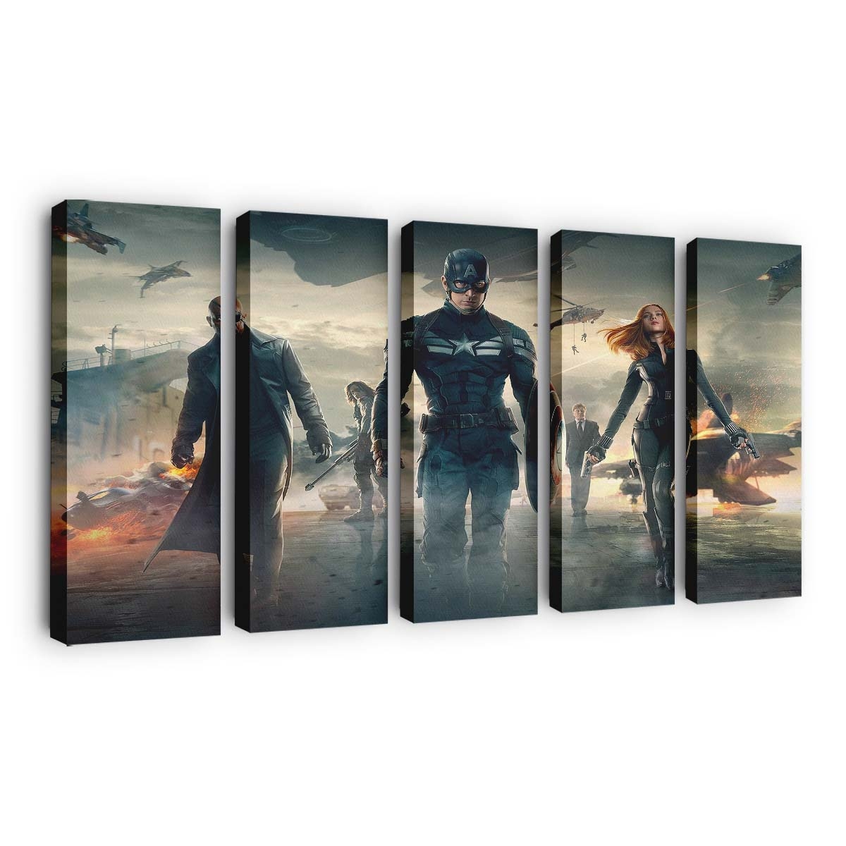 Captain America Der Wintersoldat Film Leinwandbild - Marvel Wanddeko