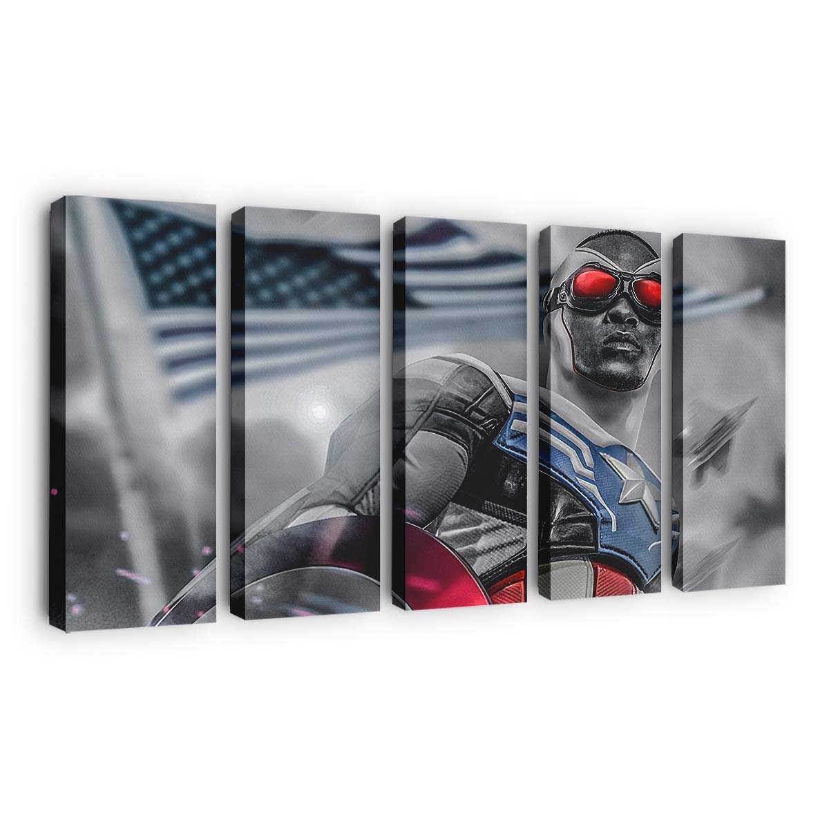 Anthony Mackie von Captain America Leinwandbild - Marvel Wanddeko