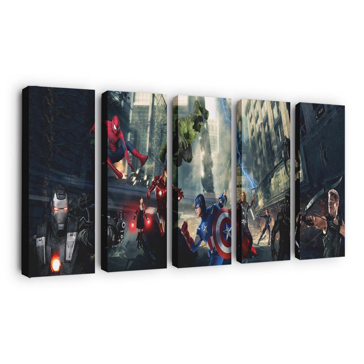 Avengers Assemble Kunstwerk Leinwandbild - Marvel Wanddeko
