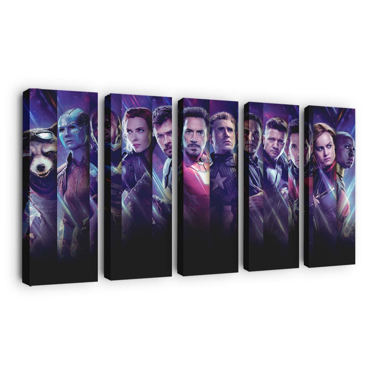 Avengers Endgame Collage Leinwandbild - Marvel Wanddeko