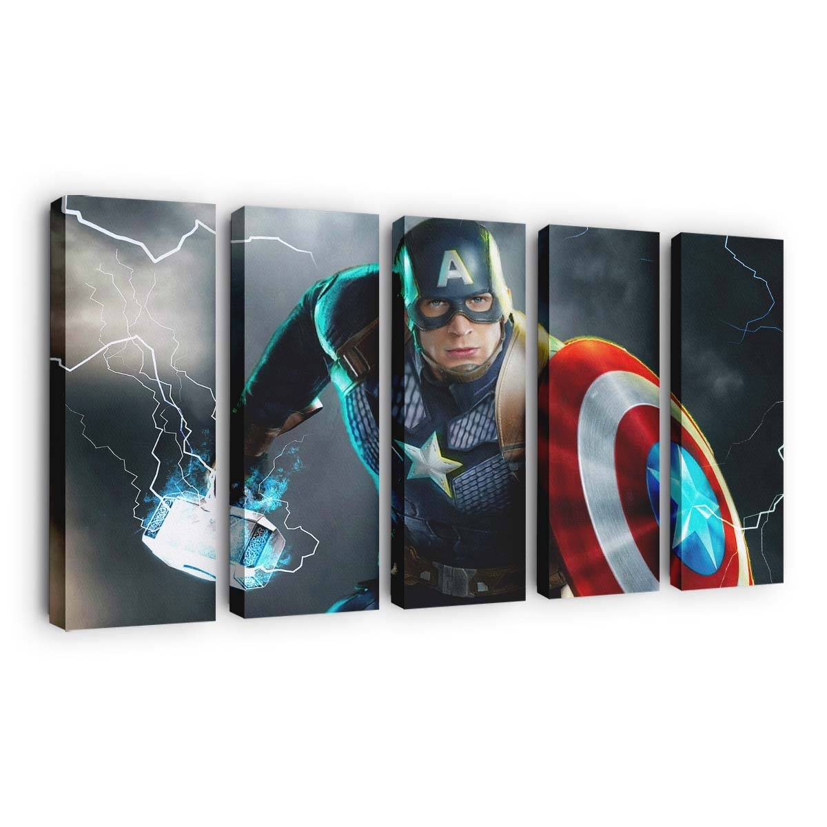 Avengers Endgame Captain Amerika Leinwandbild - Marvel Wanddeko