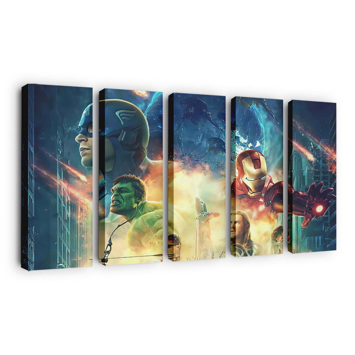 Avengers Fan Made Leinwandbild - Marvel Wanddeko