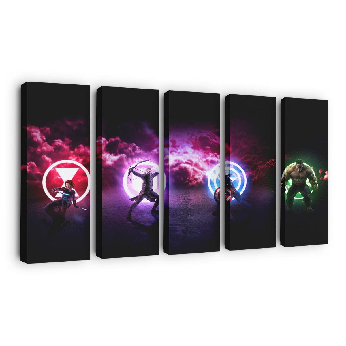 Avengers Gotham Knights Stil Leinwandbild - Marvel Wanddeko