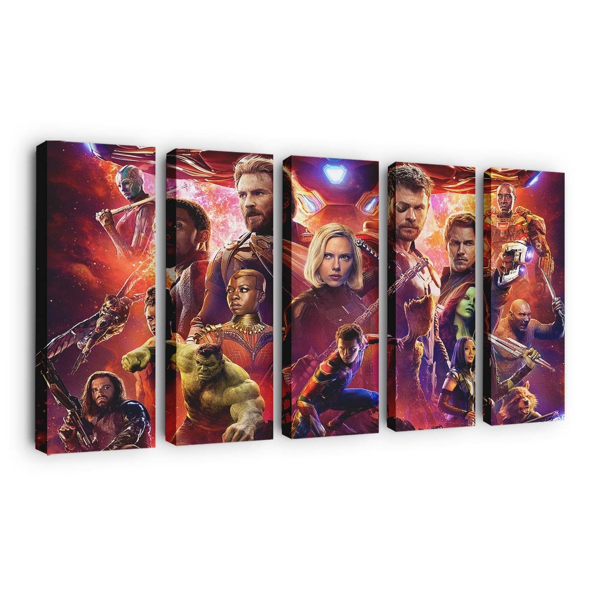 Avengers Infinity War 2018 Leinwandbild - Marvel Wanddeko