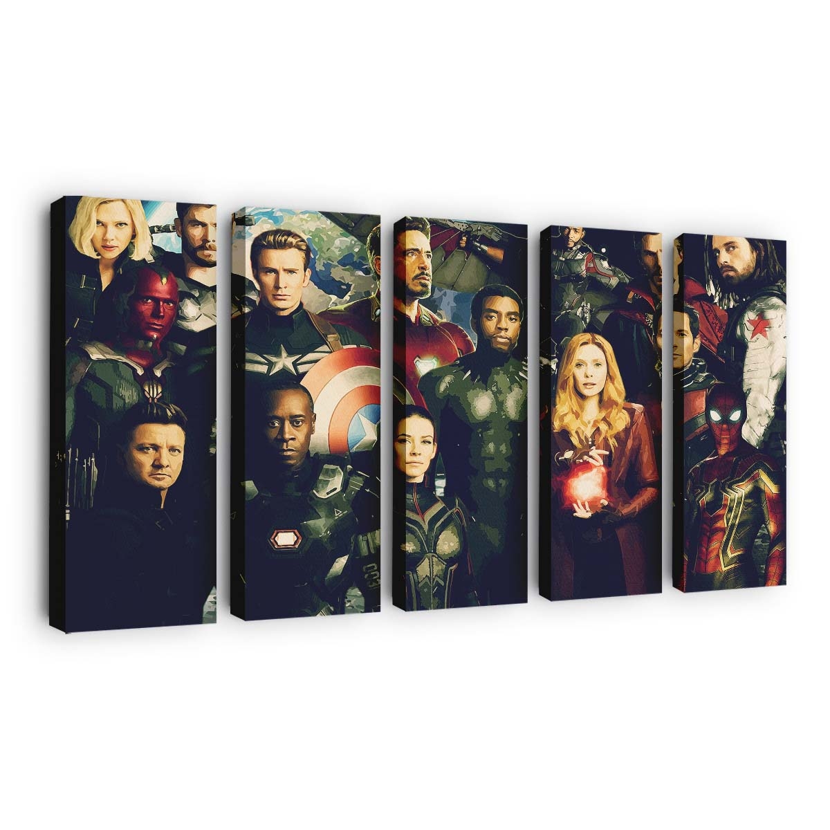 Avengers Infinity War Neues Artwork Leinwandbild - Marvel Wanddeko