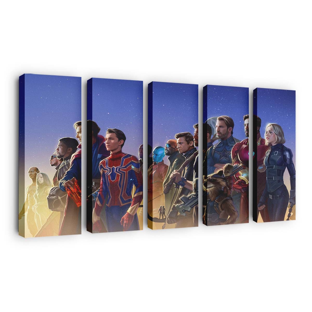 Avengers Infinity War Kunstwerke Leinwandbild - Marvel Wanddeko