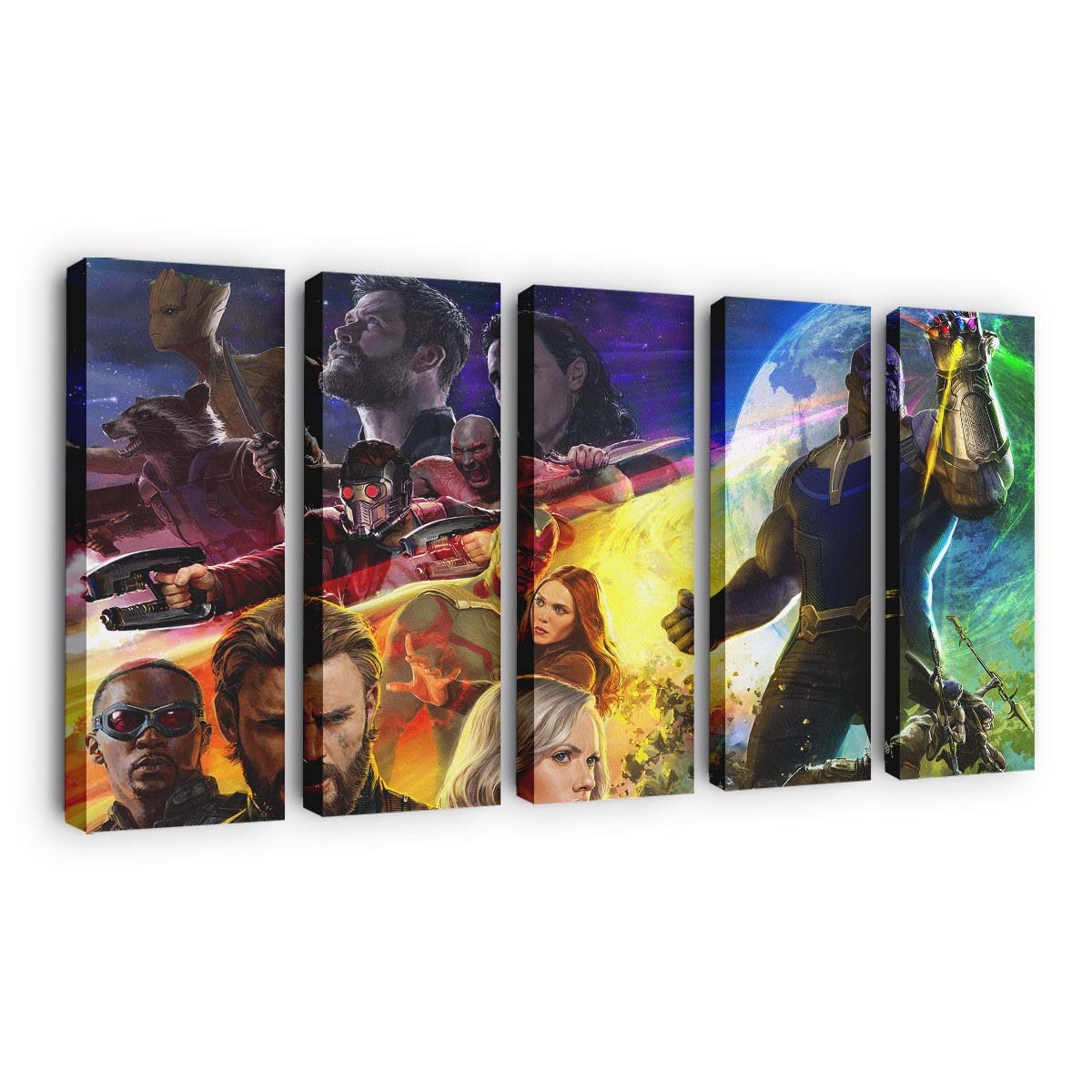 Avengers Infinity War Charaktere Leinwandbild - Marvel Wanddeko