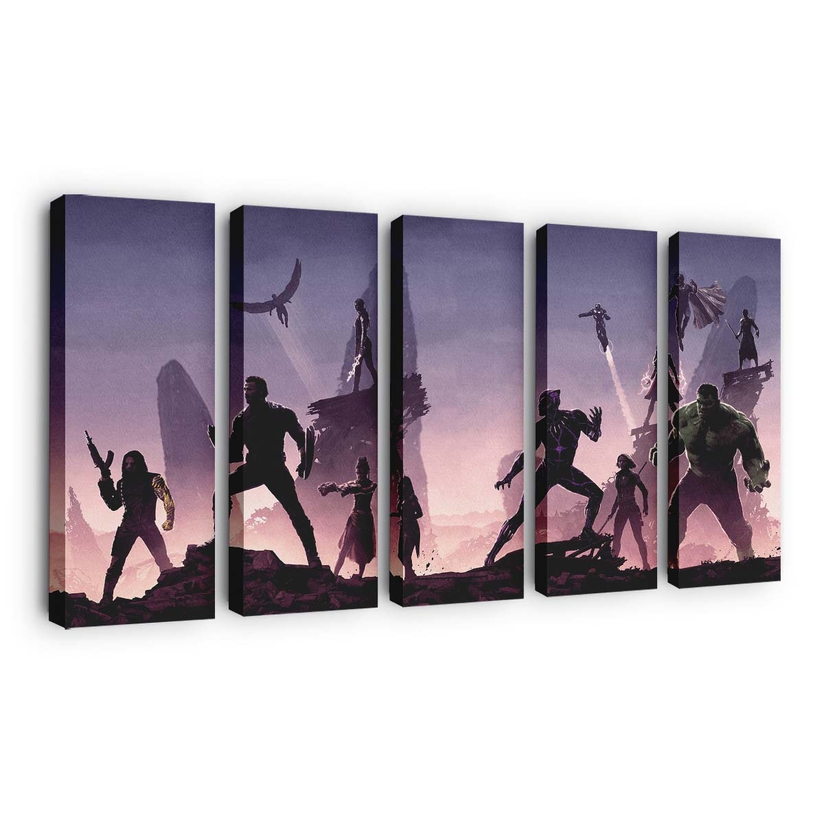 Avengers Infinity War Werbung Leinwandbild - Marvel Wanddeko