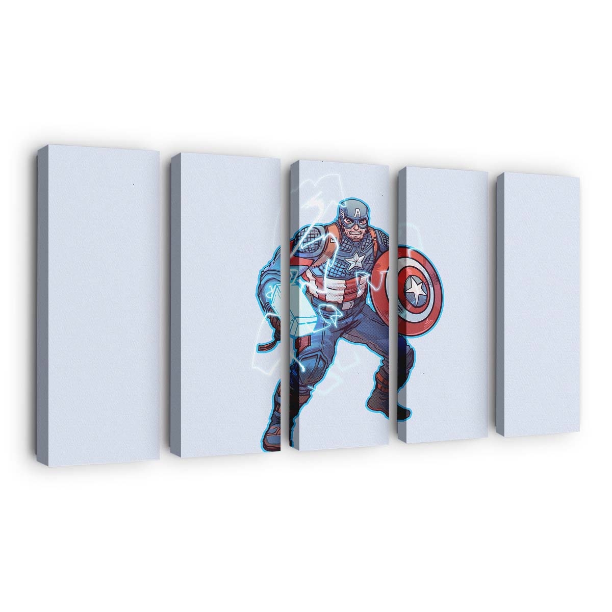 Captain Amerika 2020 Hammer Leinwandbild - Marvel Wanddeko